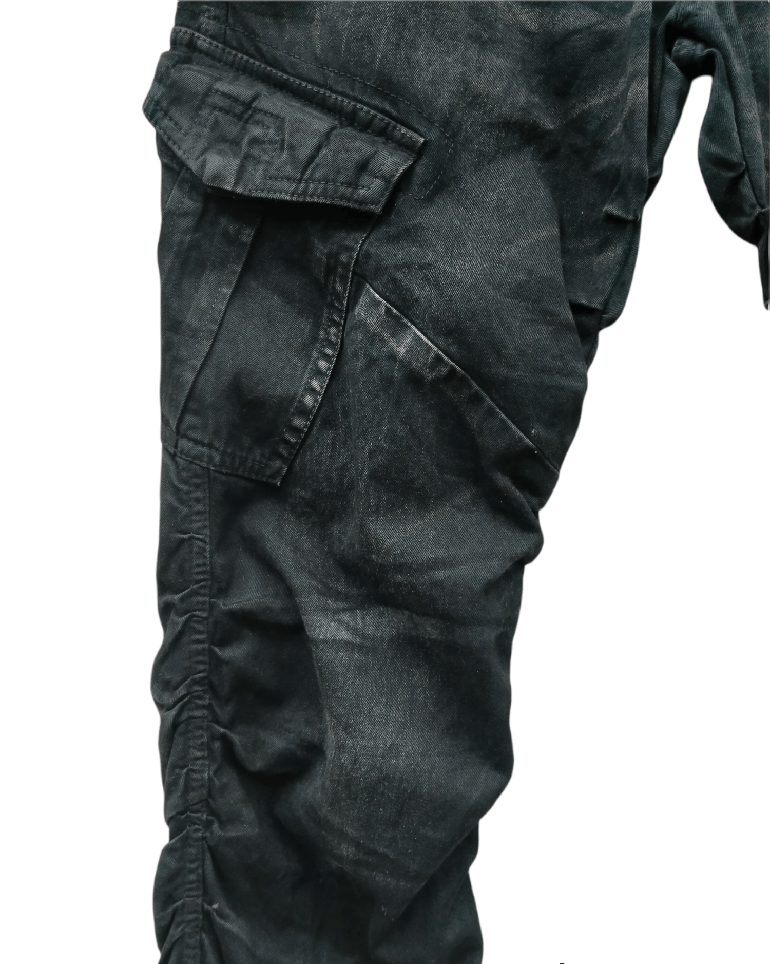 Tornado Mart RARE!! Tornado Mart Wrinkles Waxes Denim Flare Jeans Size US 31 - 5 Thumbnail