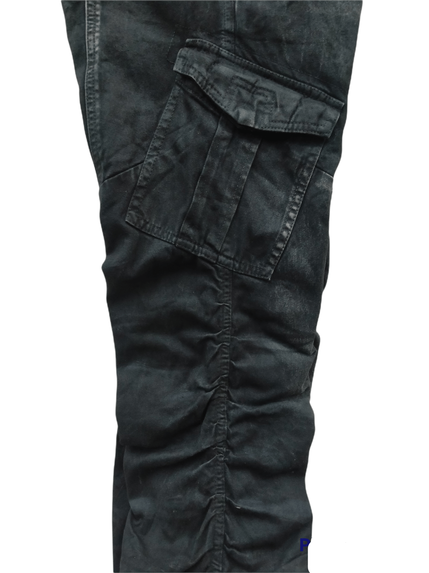 Tornado Mart RARE!! Tornado Mart Wrinkles Waxes Denim Flare Jeans Size US 31 - 18 Thumbnail
