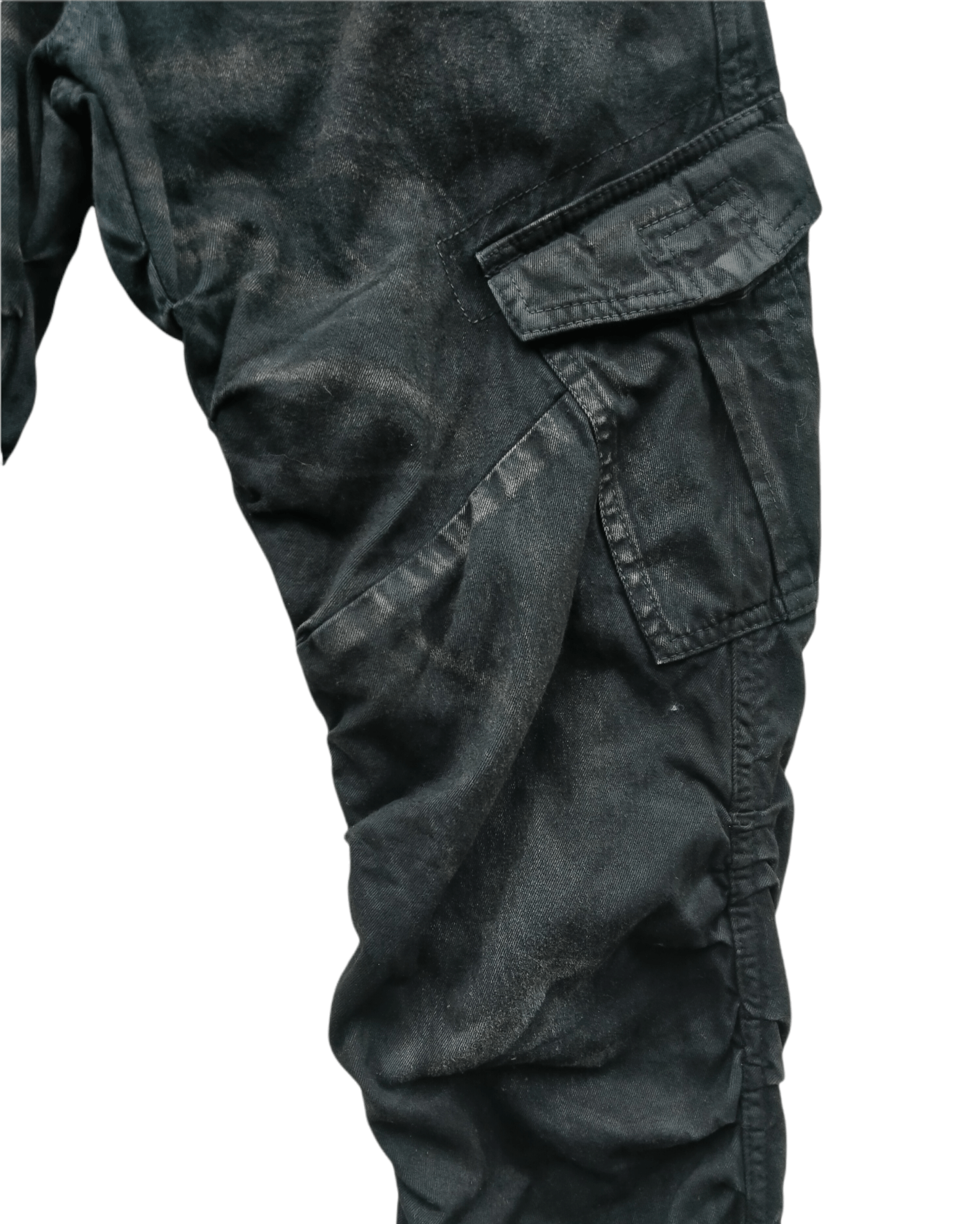 Tornado Mart RARE!! Tornado Mart Wrinkles Waxes Denim Flare Jeans Size US 31 - 8 Thumbnail