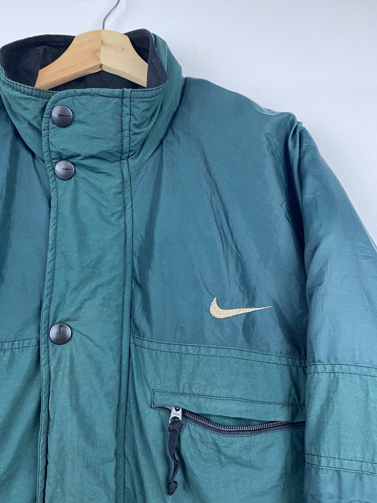 Nike × Vintage Vintage Nike Swoosh Heavy Jacket Size US L / EU 52-54 / 3 - 2 Thumbnail