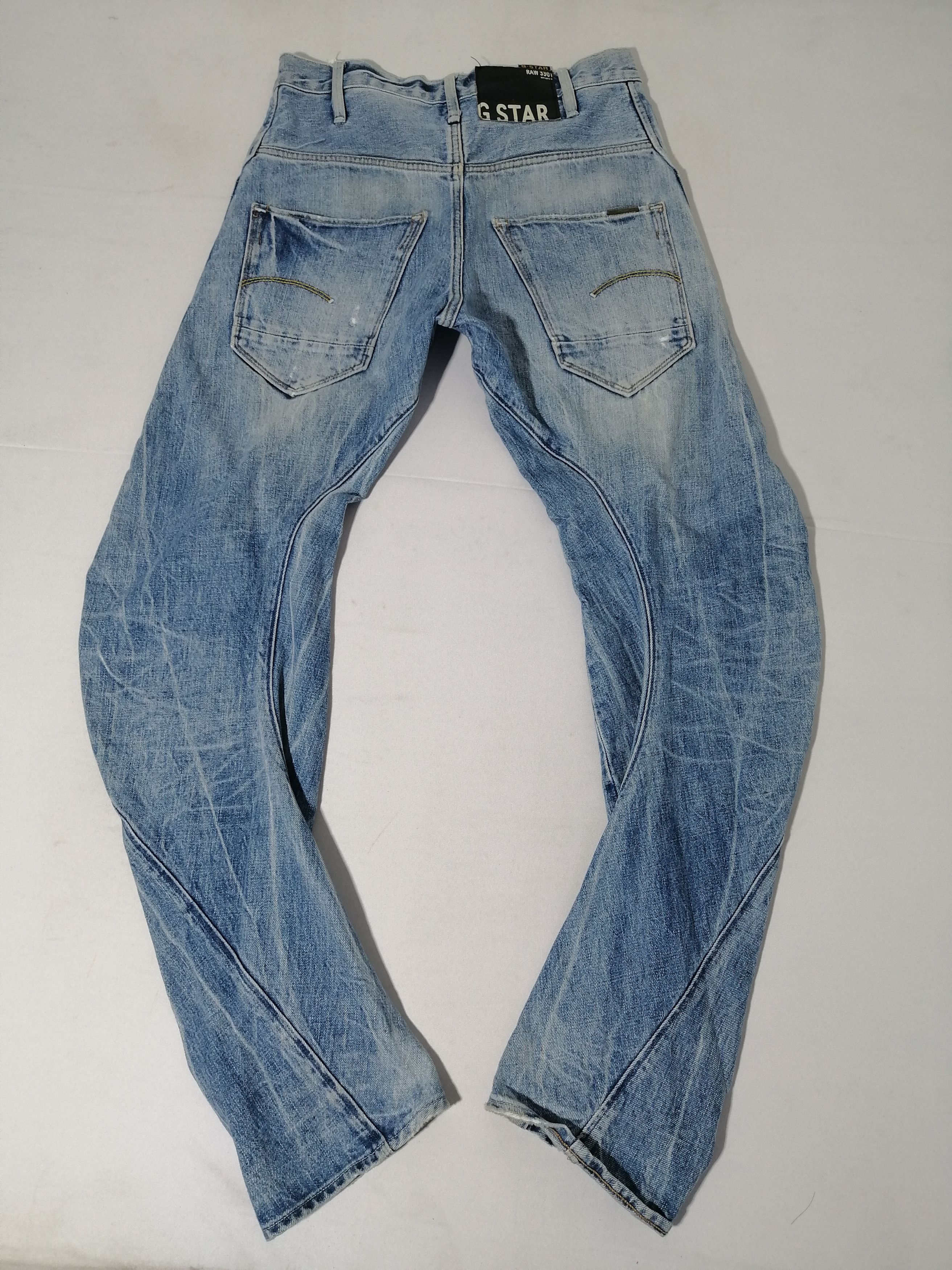 G-Star G Star Raw 3301 Nice Design Denim Jeans Size US 30 / EU 46 - 2 Thumbnail