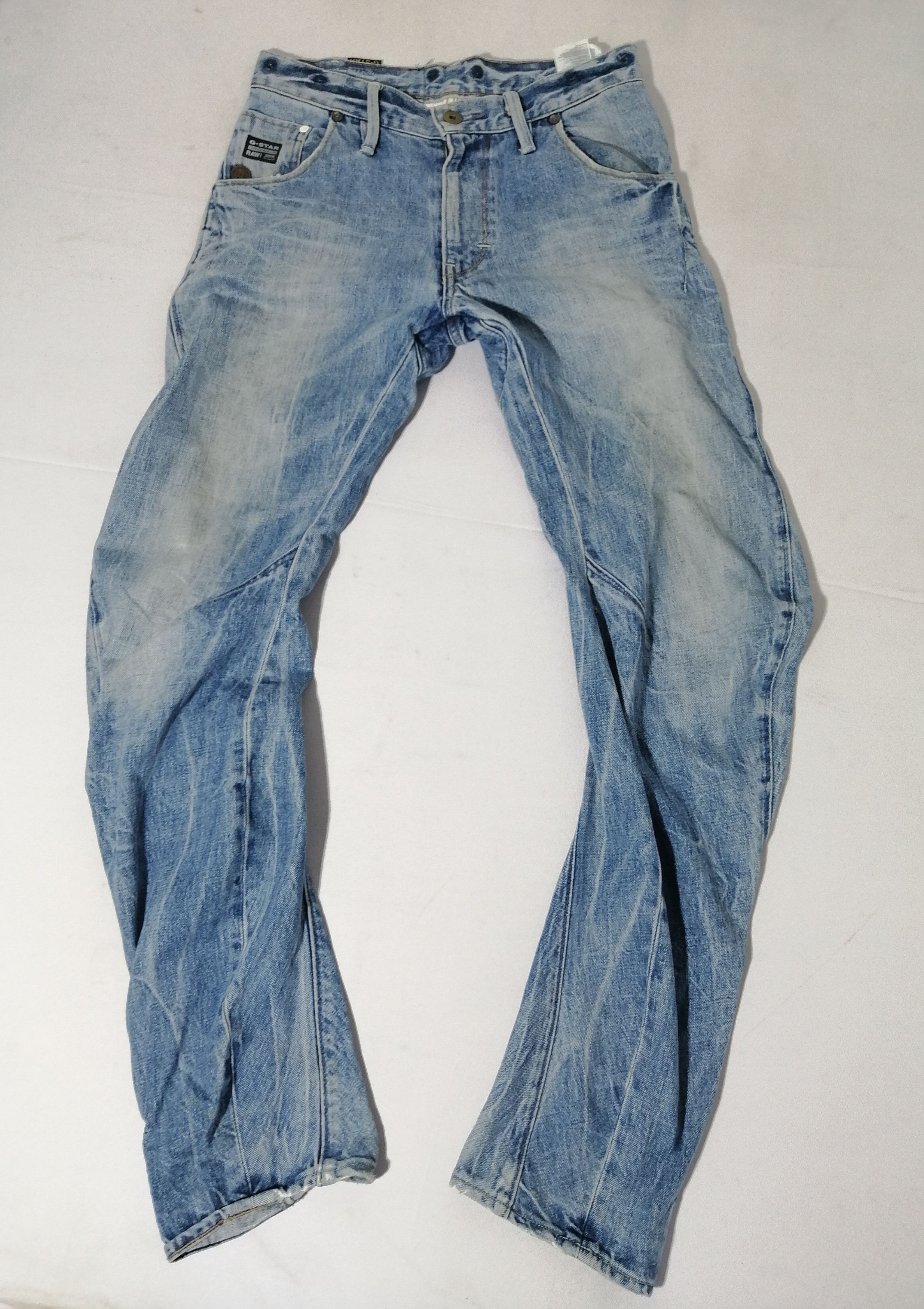 G-Star G Star Raw 3301 Nice Design Denim Jeans Size US 30 / EU 46 - 1 Thumbnail