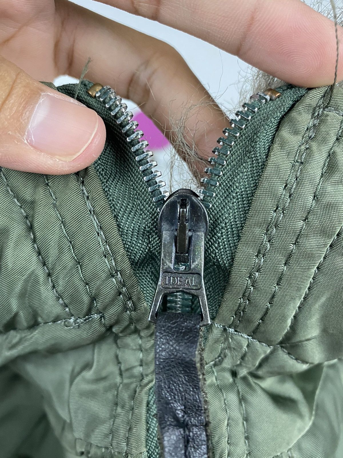 Alpha Industries × Vintage Vintage Alpha Military Flight Jacket Size US L / EU 52-54 / 3 - 17 Thumbnail