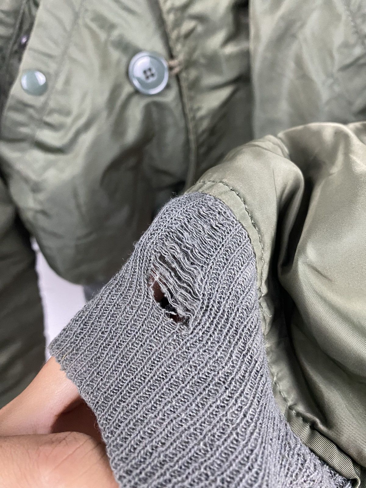 Alpha Industries × Vintage Vintage Alpha Military Flight Jacket Size US L / EU 52-54 / 3 - 7 Thumbnail