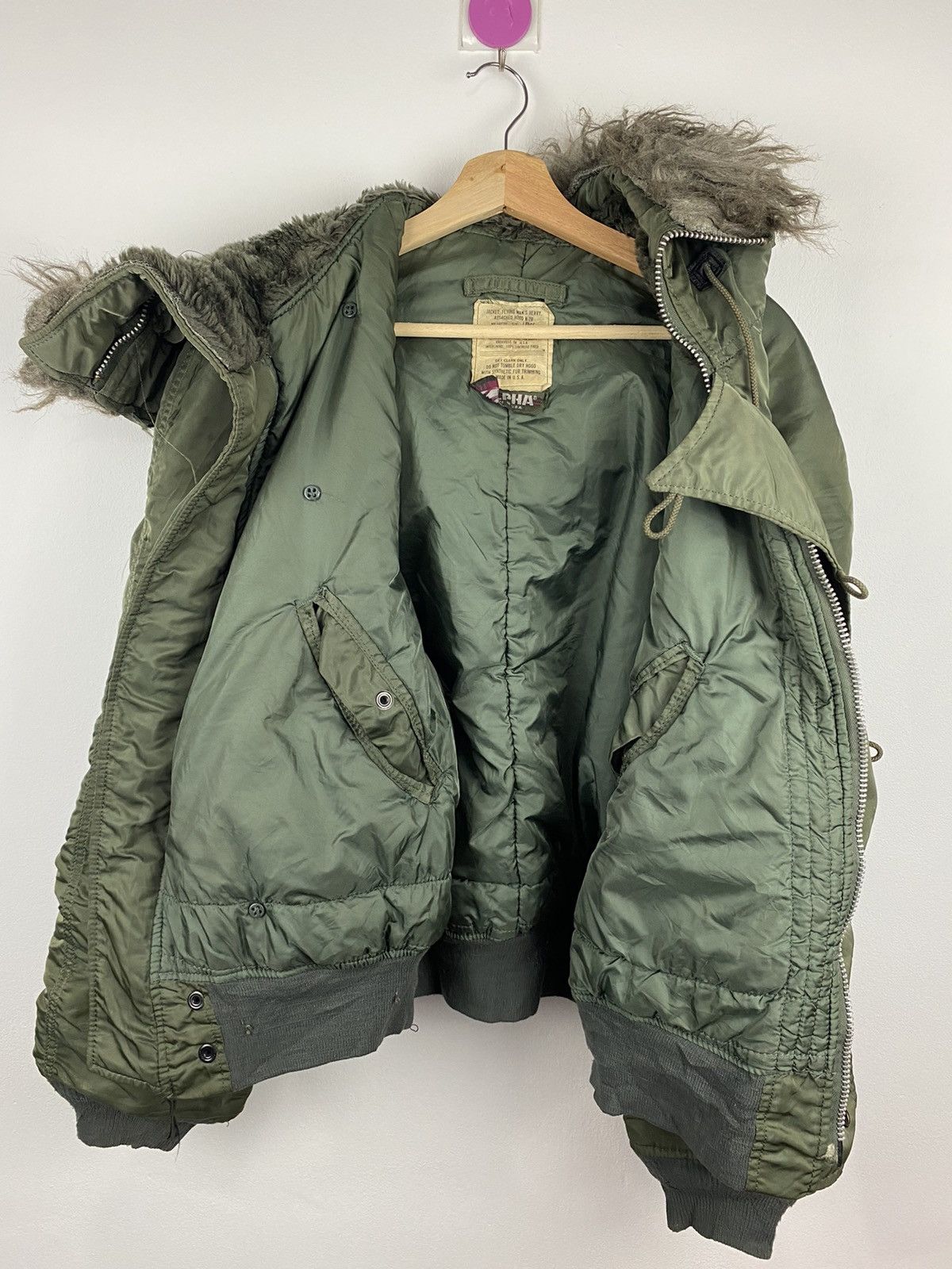 Alpha Industries × Vintage Vintage Alpha Military Flight Jacket Size US L / EU 52-54 / 3 - 12 Thumbnail