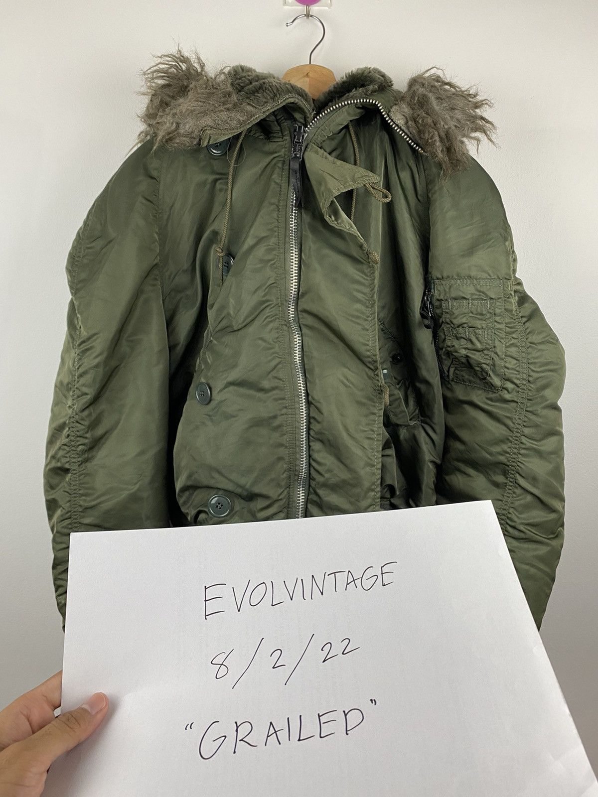 Alpha Industries × Vintage Vintage Alpha Military Flight Jacket Size US L / EU 52-54 / 3 - 21 Thumbnail