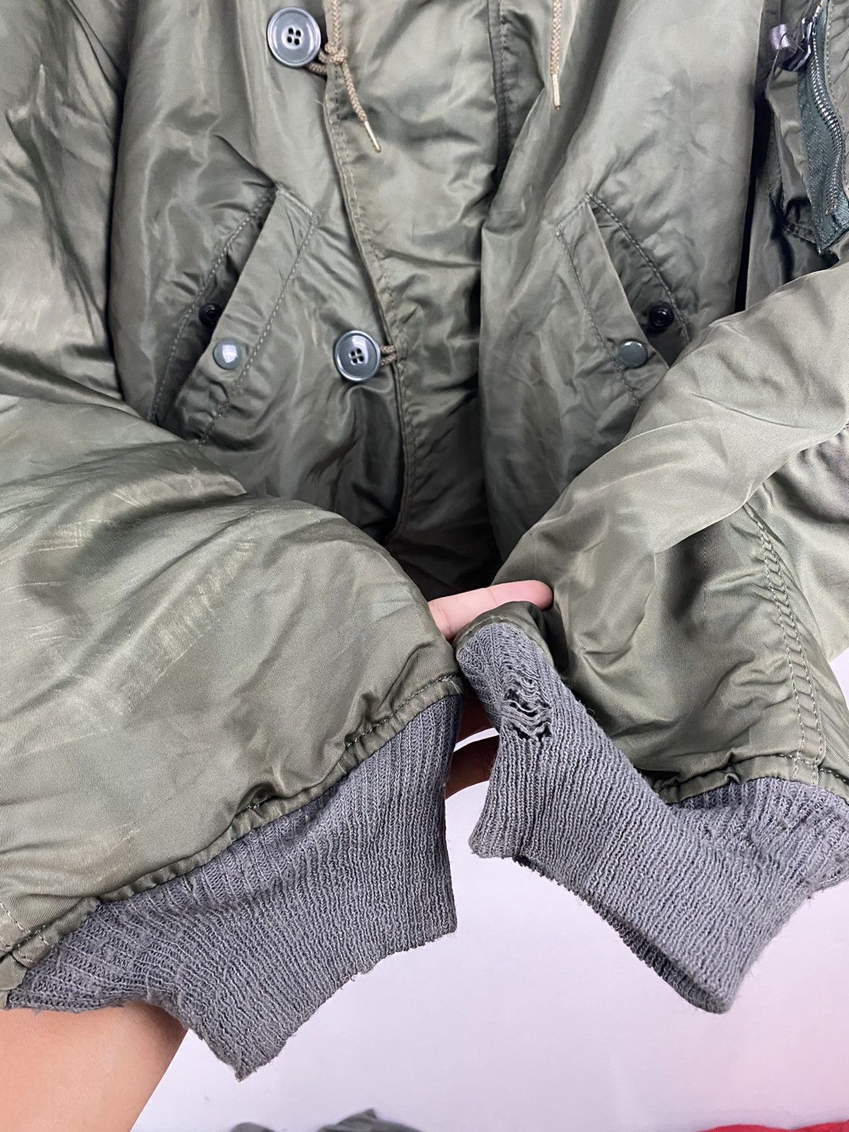 Alpha Industries × Vintage Vintage Alpha Military Flight Jacket Size US L / EU 52-54 / 3 - 6 Thumbnail