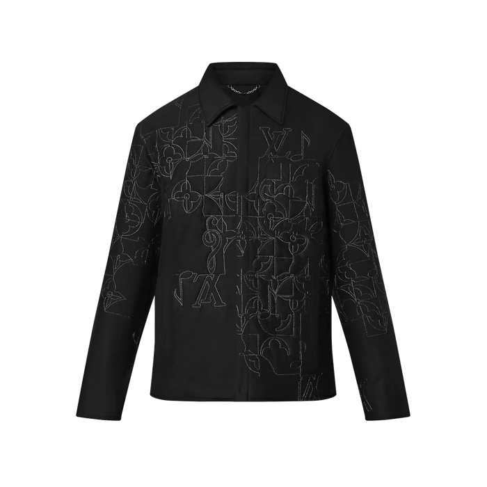 Louis Vuitton LV Music Line Embroidered Quilted Overshirt