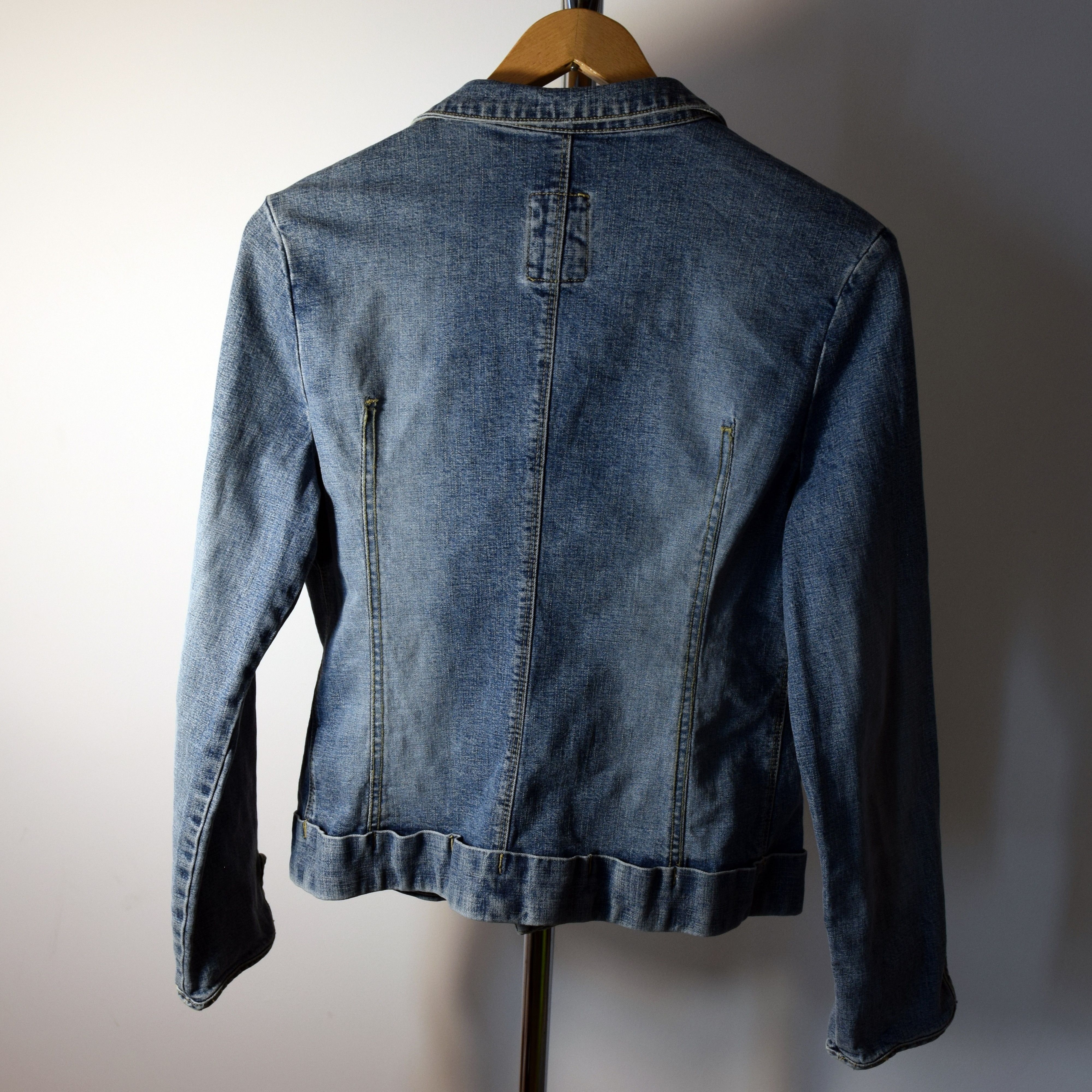Designer × Marithe + Francois Girbaud Y2K ARCHIVAL MARITHE FRANCOIS GIBRAUD JEANS BLAZER JACKET Size L / US 10 / IT 46 - 2 Thumbnail
