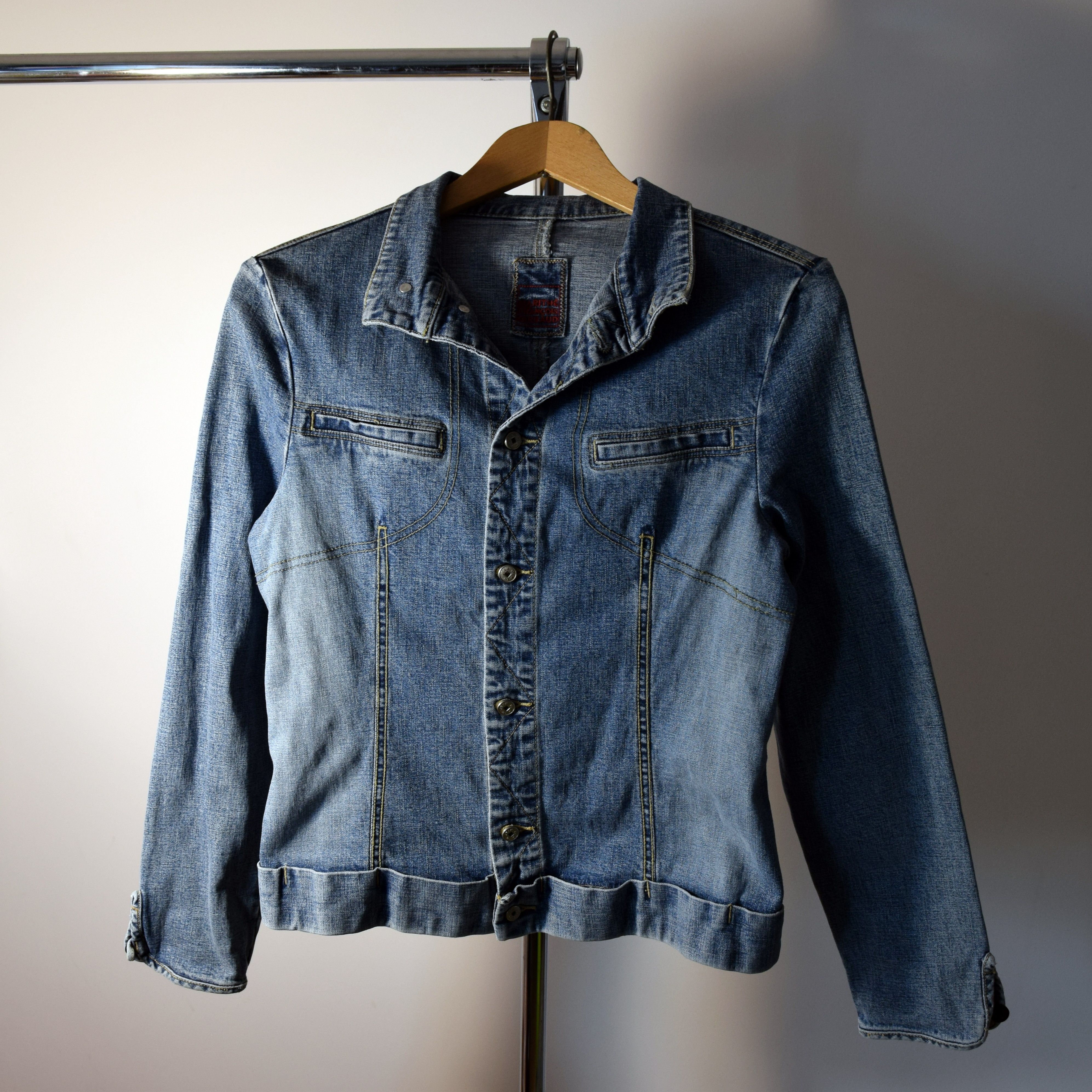Designer × Marithe + Francois Girbaud Y2K ARCHIVAL MARITHE FRANCOIS GIBRAUD JEANS BLAZER JACKET Size L / US 10 / IT 46 - 9 Thumbnail