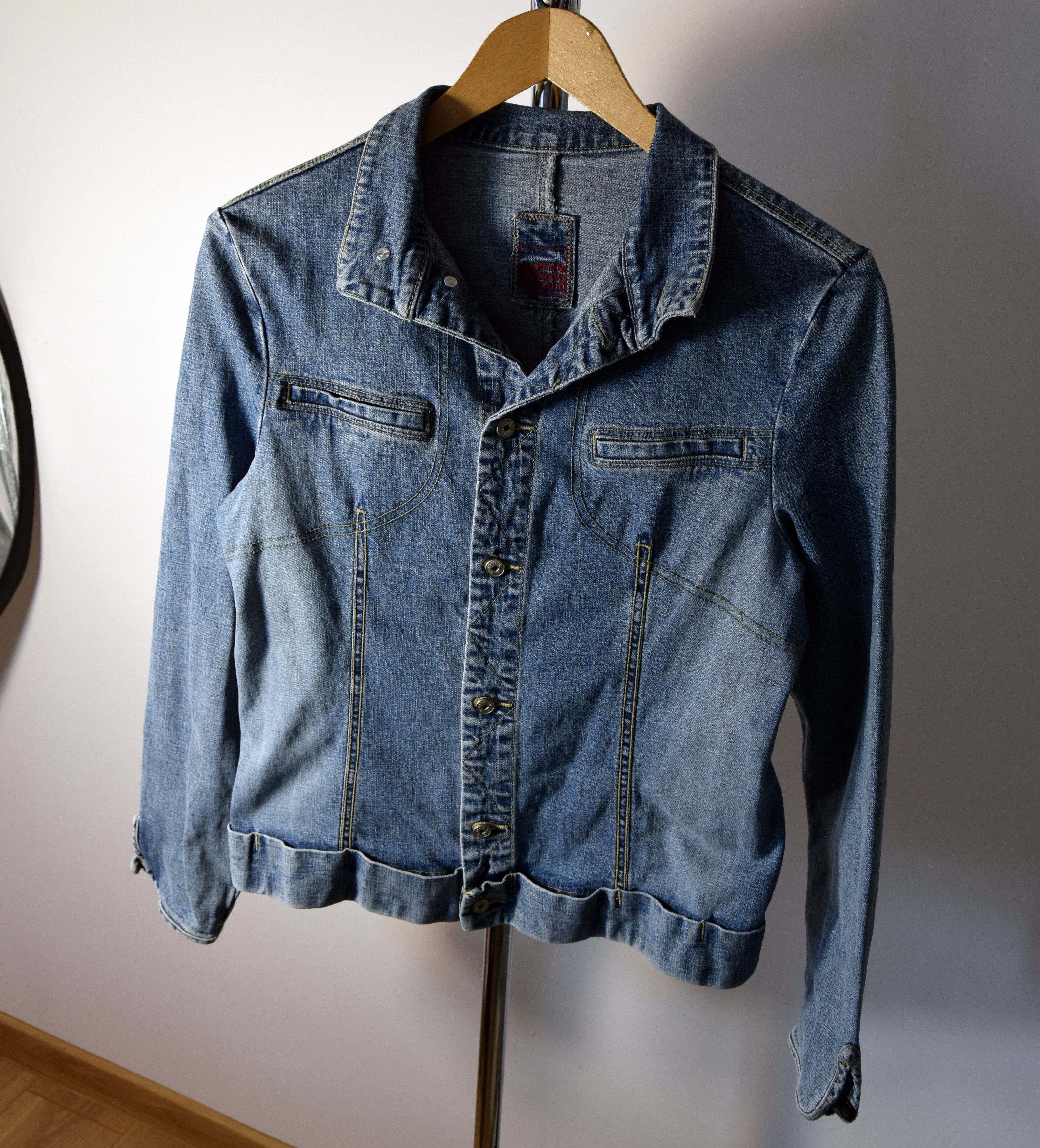 Designer × Marithe + Francois Girbaud Y2K ARCHIVAL MARITHE FRANCOIS GIBRAUD JEANS BLAZER JACKET Size L / US 10 / IT 46 - 5 Thumbnail