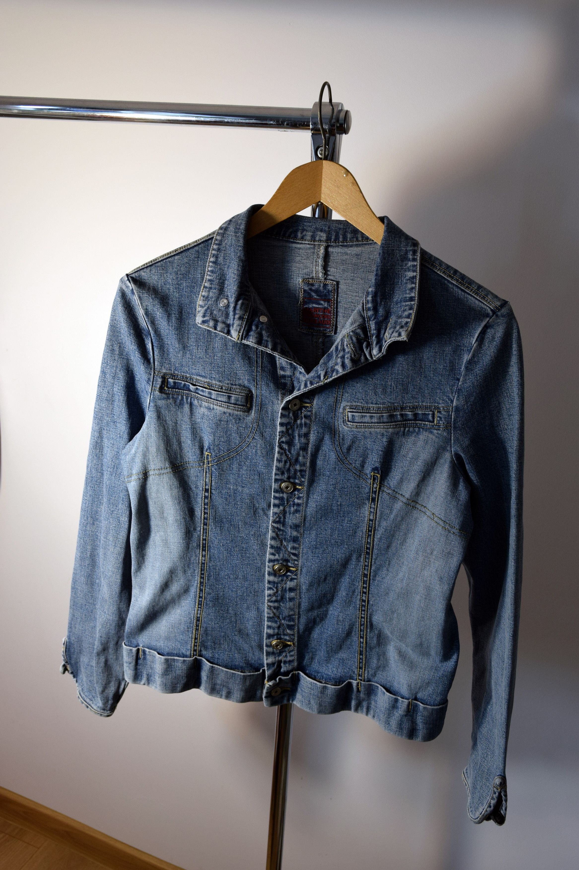 Designer × Marithe + Francois Girbaud Y2K ARCHIVAL MARITHE FRANCOIS GIBRAUD JEANS BLAZER JACKET Size L / US 10 / IT 46 - 6 Thumbnail