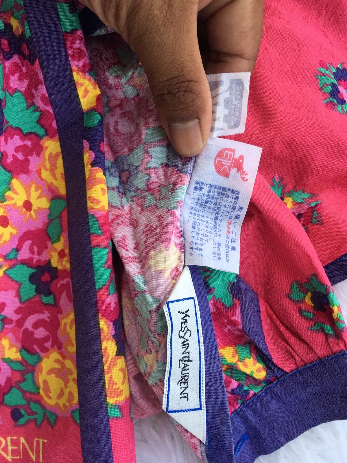 Yves Saint Laurent Rare Vintage Yves Saint Laurent YSL Floral Apron Size ONE SIZE - 10 Thumbnail