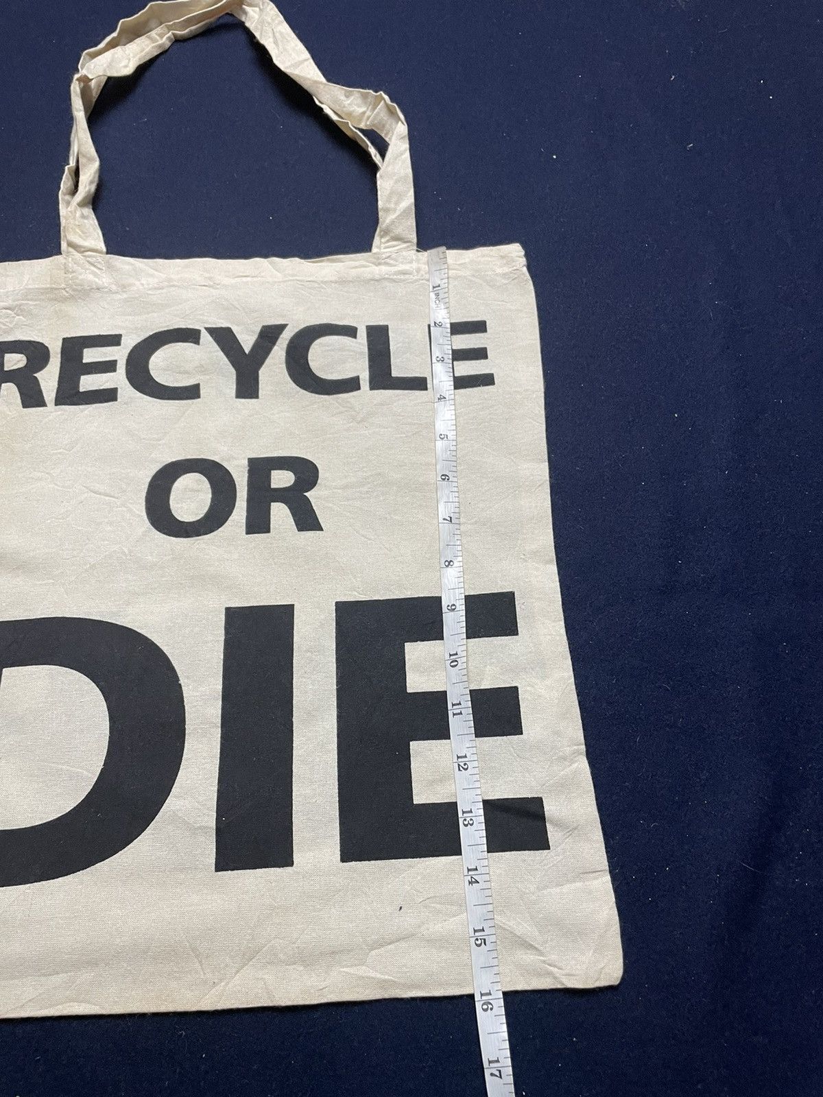 Japanese Brand × Vintage recycle or die tote bag Size ONE SIZE - 3 Thumbnail