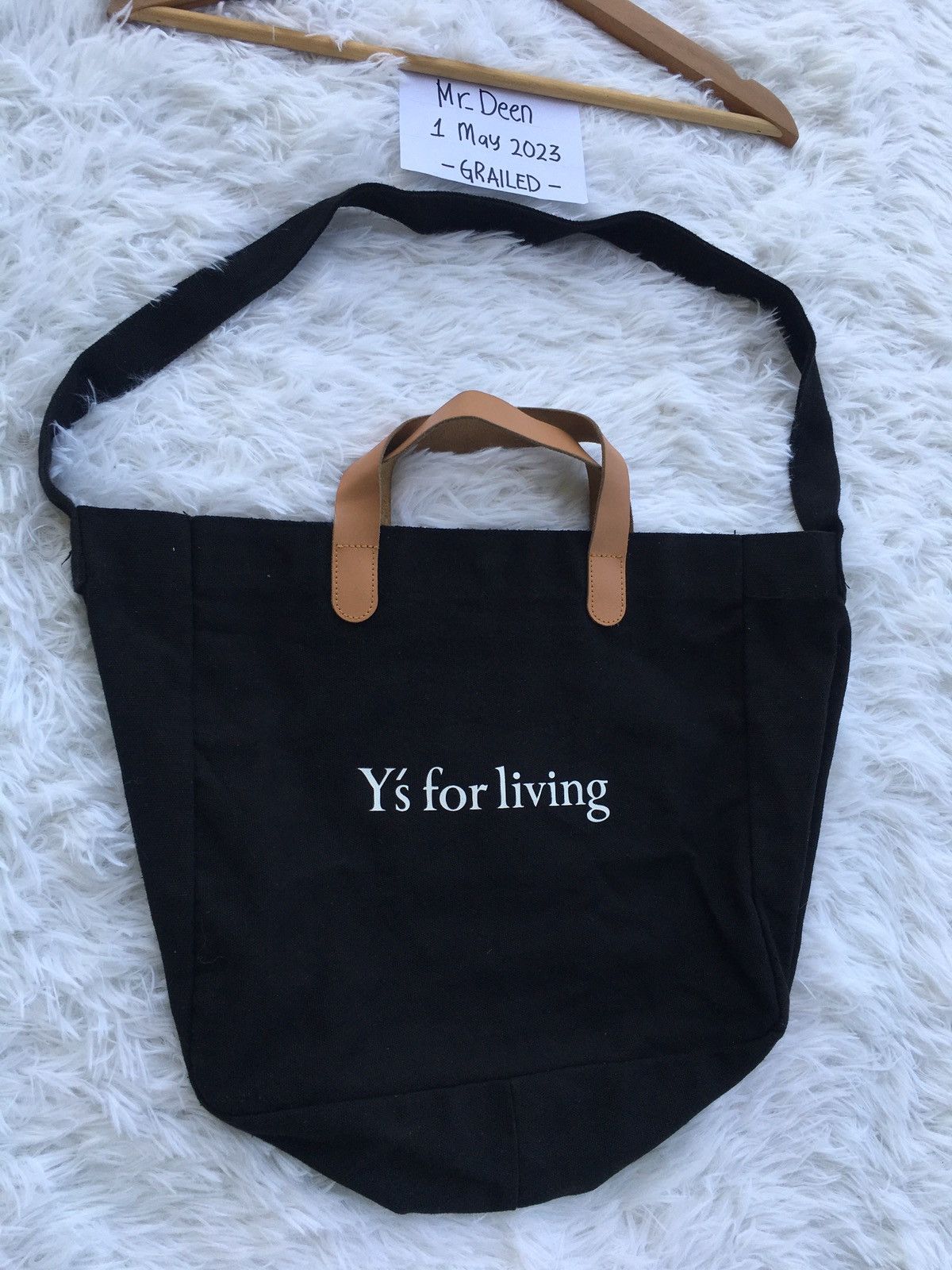 Yohji Yamamoto Rare Vintage Y’s For Living Tote Bag Size ONE SIZE - 3 Thumbnail