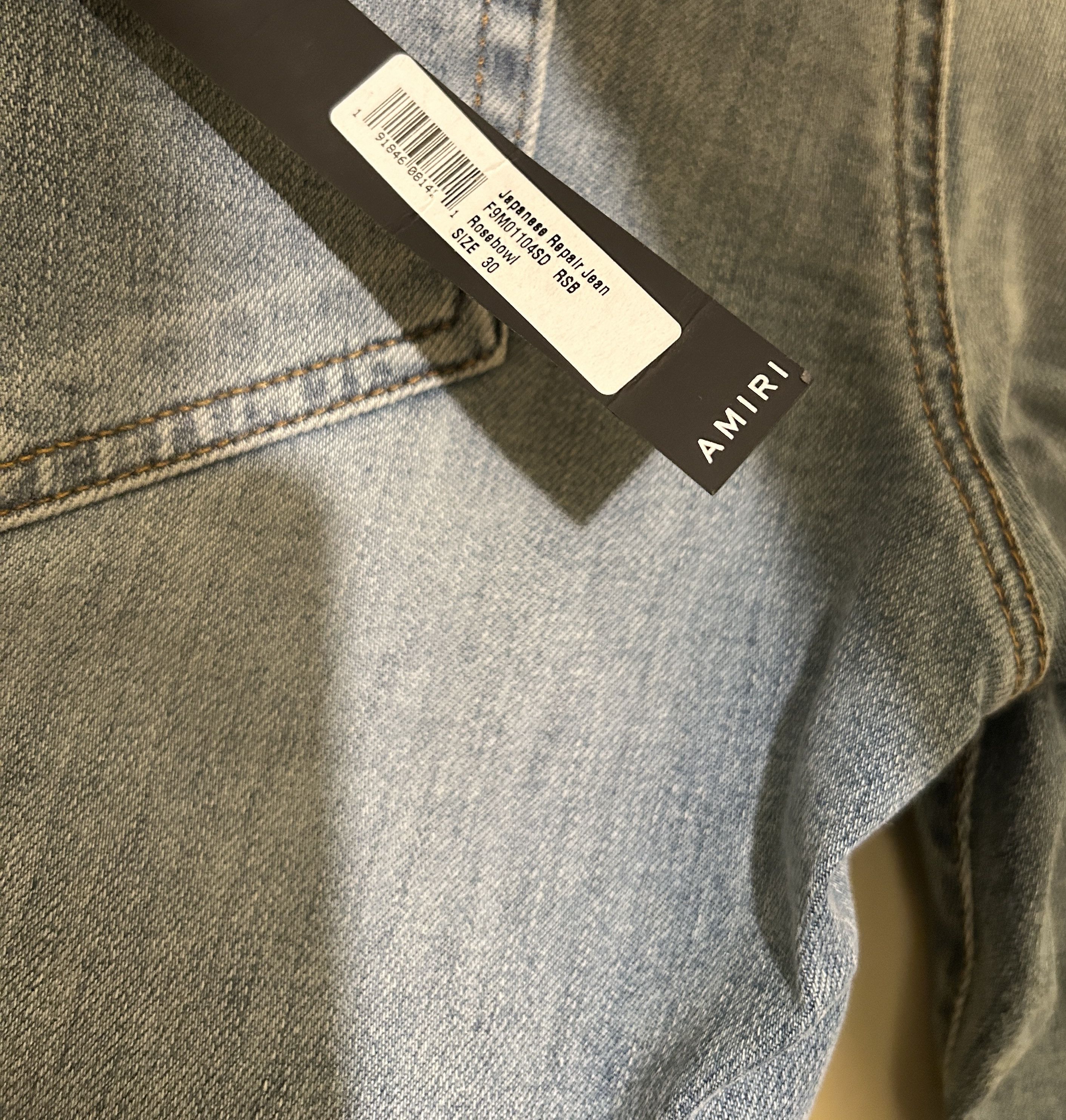 Amiri amiri japanese repair rosebowl jeans patchwork Size US 30 / EU 46 - 8 Thumbnail