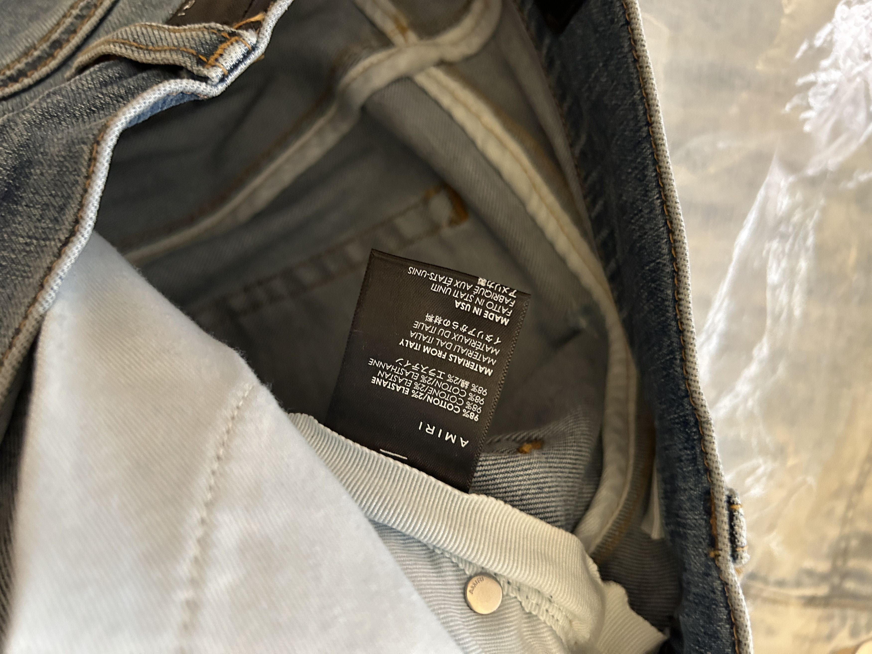 Amiri amiri japanese repair rosebowl jeans patchwork Size US 30 / EU 46 - 10 Thumbnail