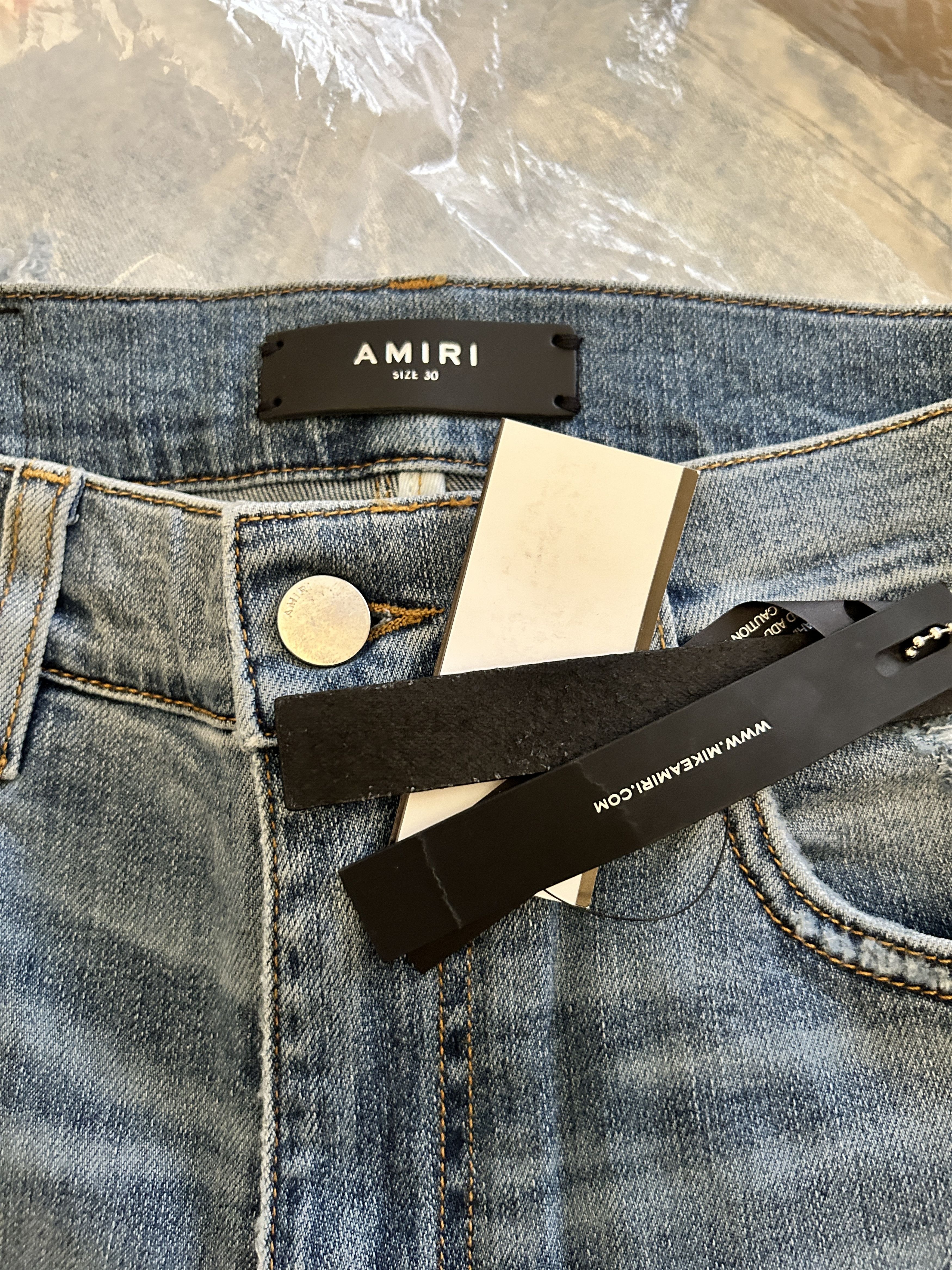 Amiri amiri japanese repair rosebowl jeans patchwork Size US 30 / EU 46 - 9 Thumbnail