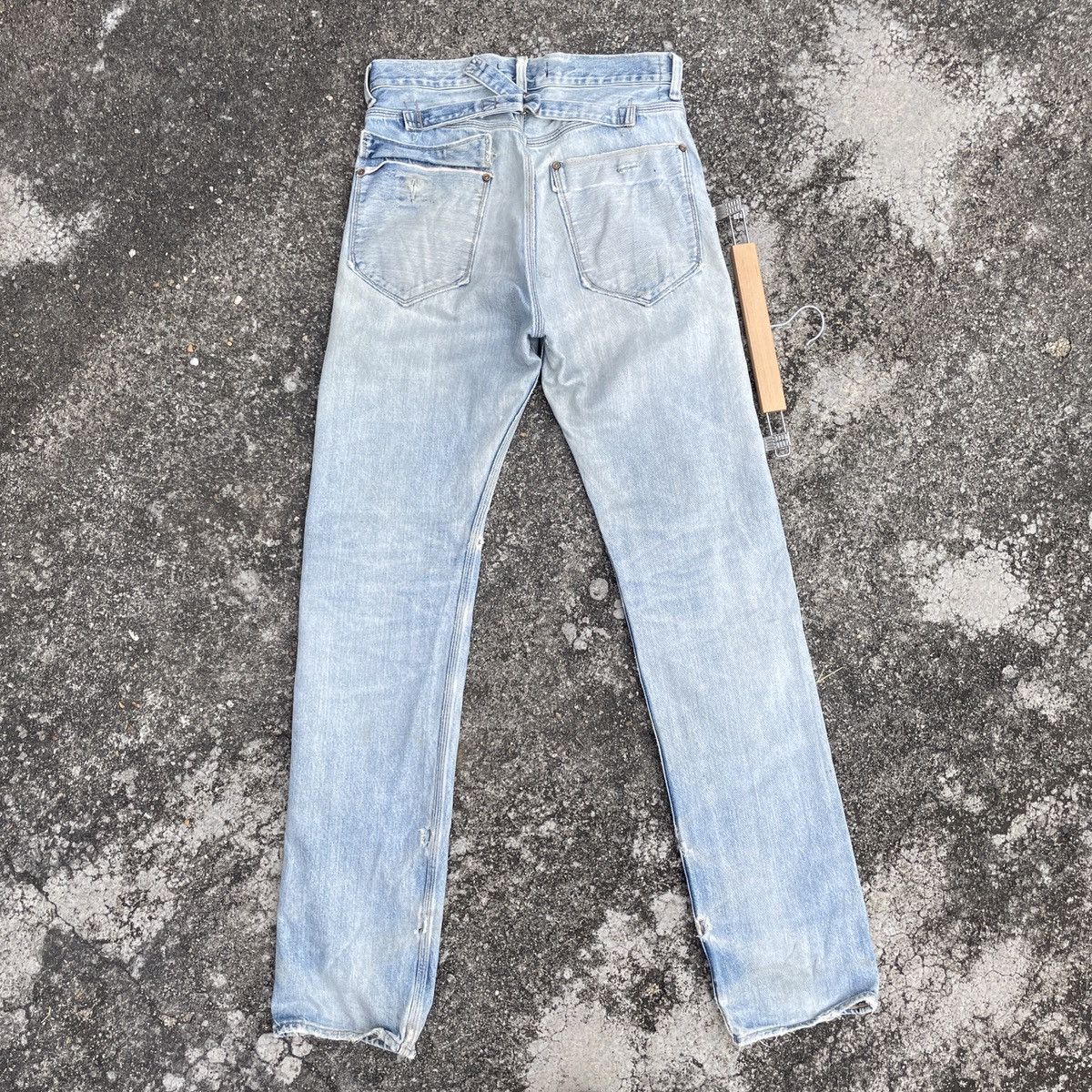 Johnbull Vintage John Bull Buckle Distressed Denim Jeans Size US 29 - 7 Thumbnail