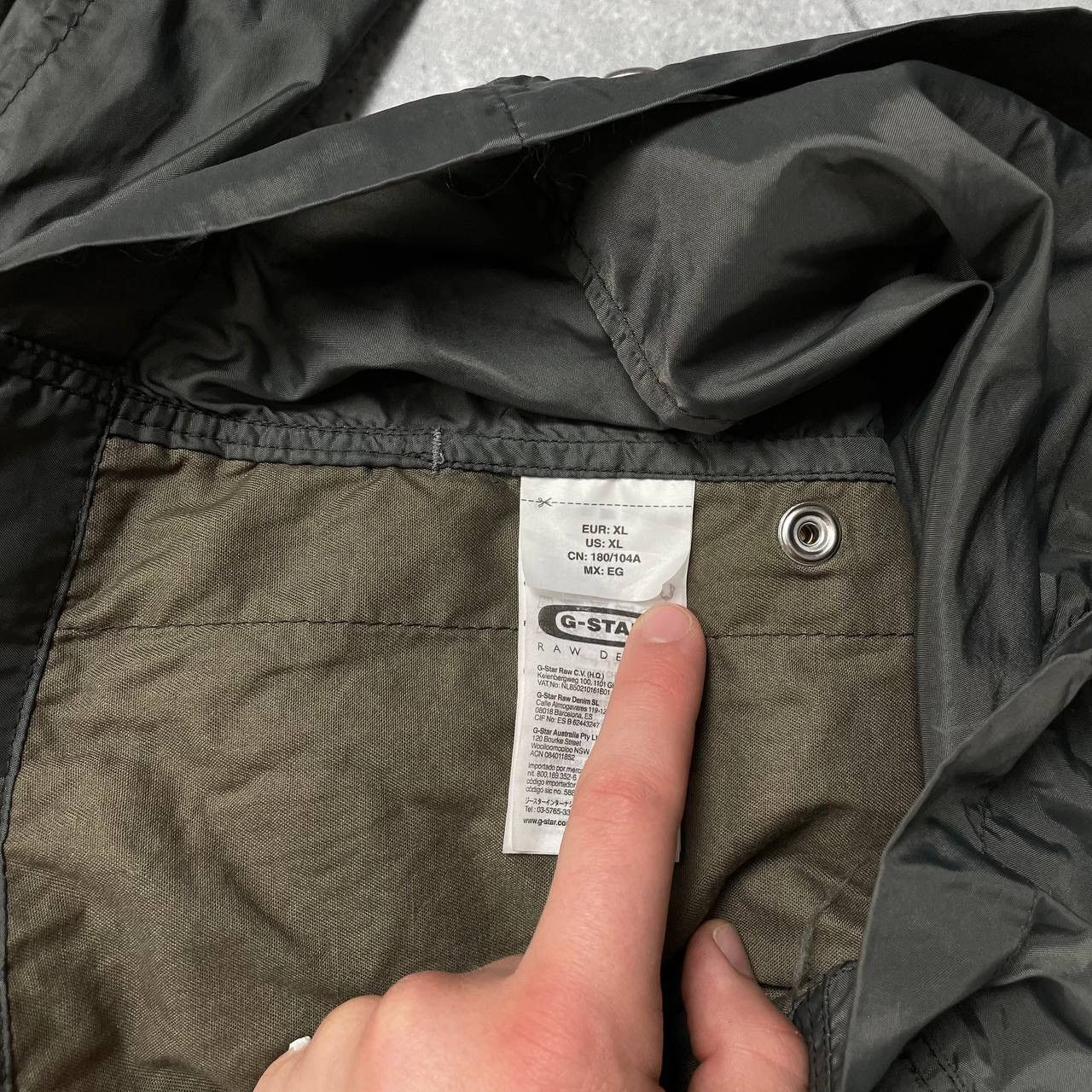 G-Star G-Star Raw Benin Myrow Overshirt Light Jacket Green Size XL Size US XL / EU 56 / 4 - 5 Thumbnail
