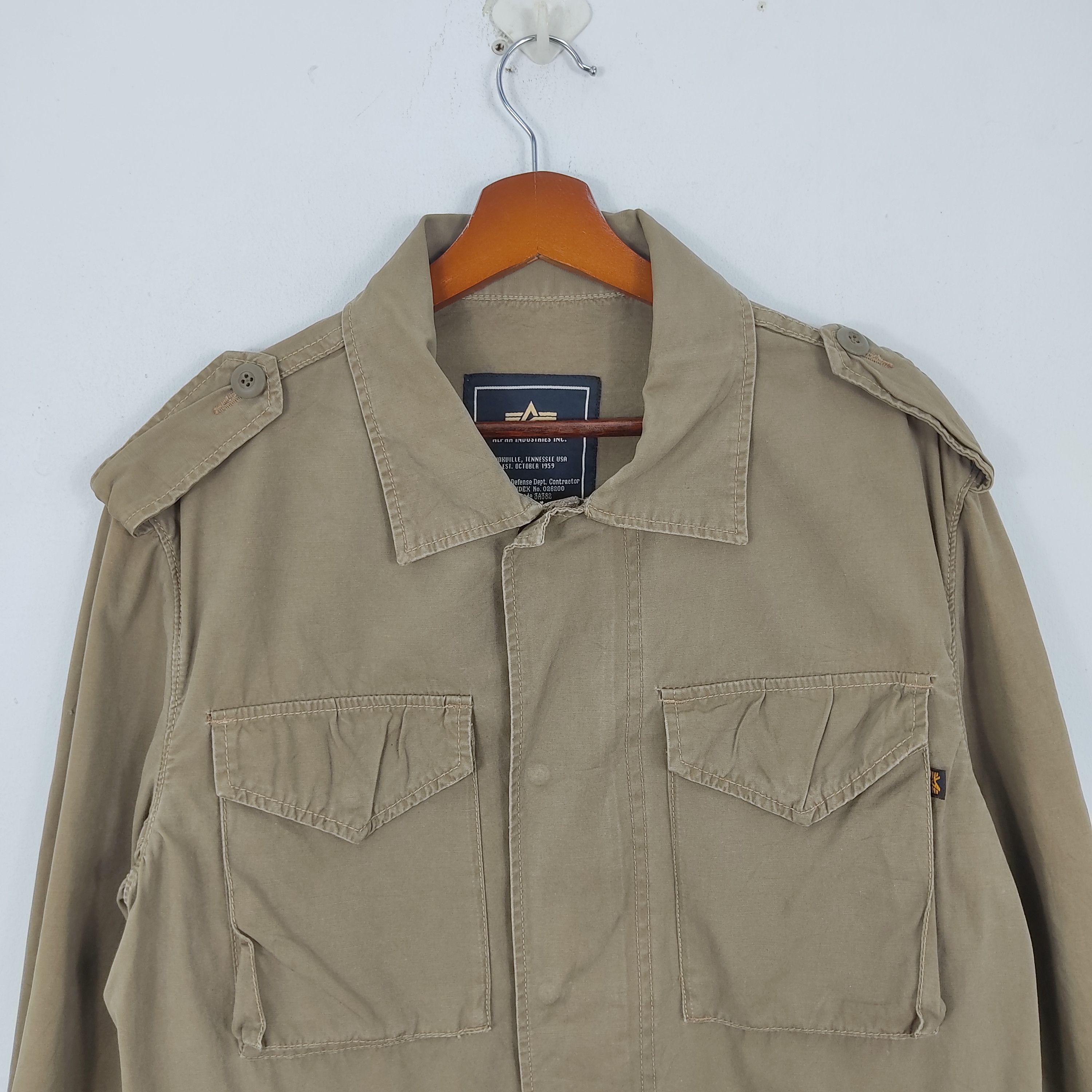 Alpha Industries × Vintage Vintage Alpha Industries Tactical Jacket Size US M / EU 48-50 / 2 - 3 Thumbnail