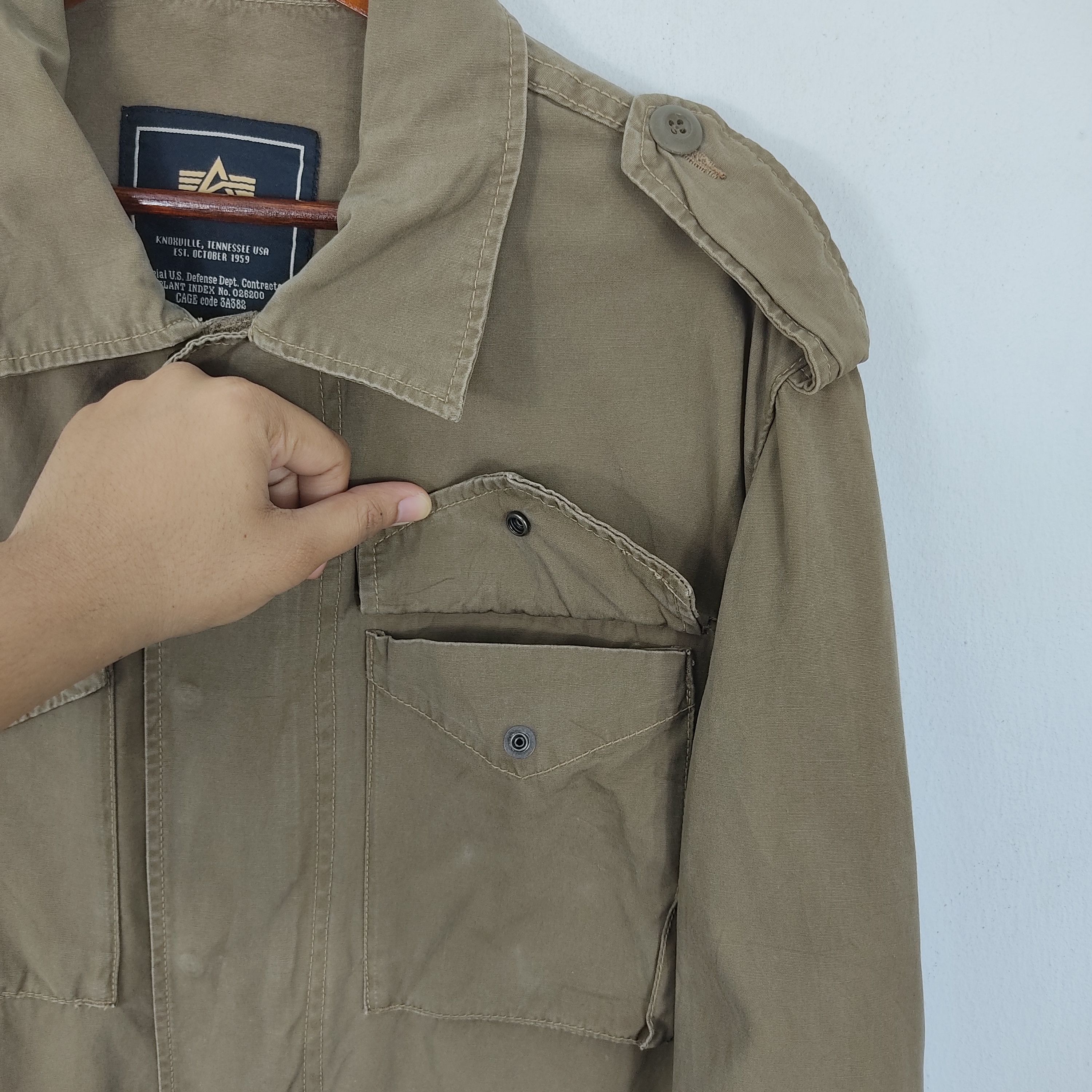 Alpha Industries × Vintage Vintage Alpha Industries Tactical Jacket Size US M / EU 48-50 / 2 - 4 Thumbnail