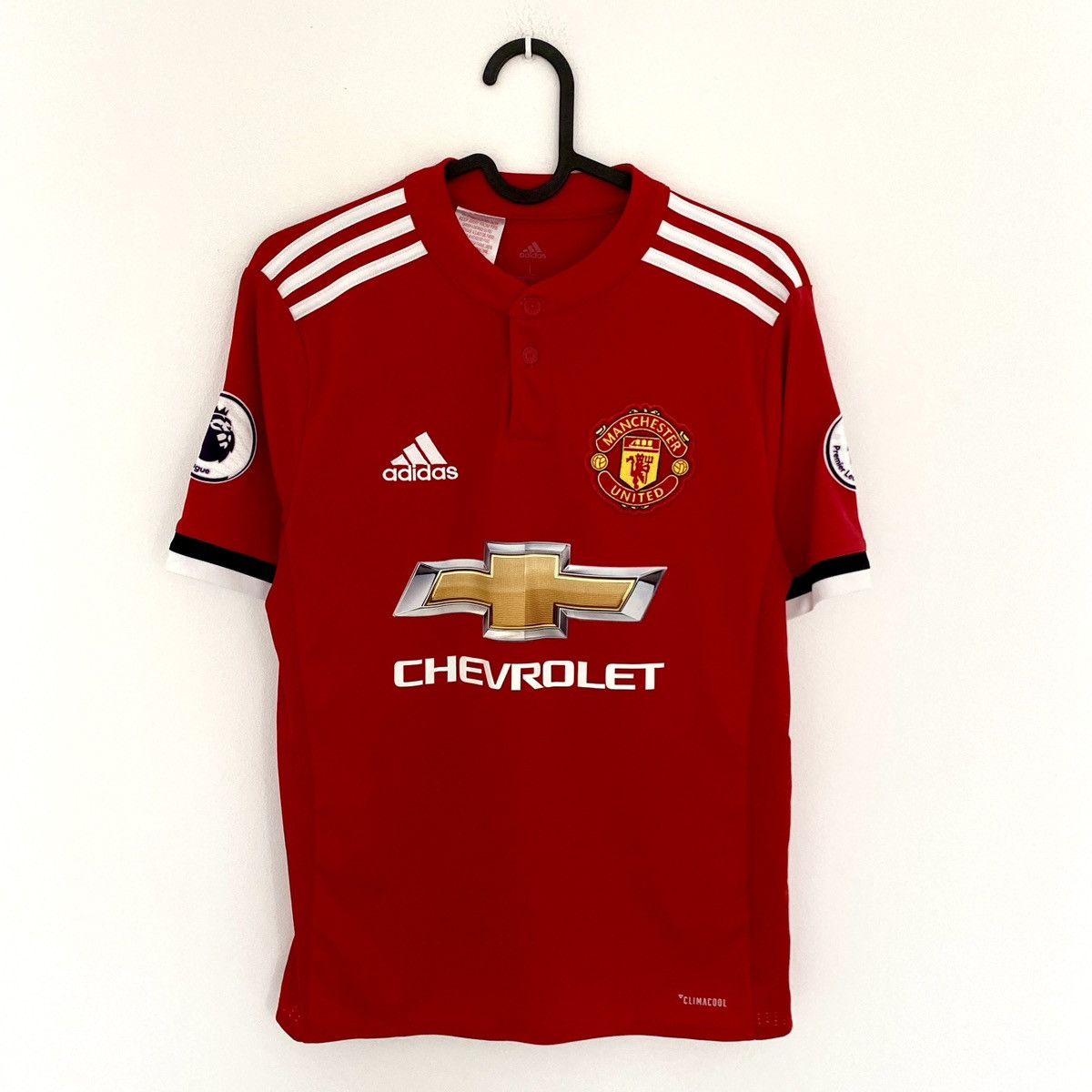 Adidas 2017 2018 Manchester United Adidas Home Soccer Jersey Shirt Size US XS / EU 42 / 0 - 2 Thumbnail