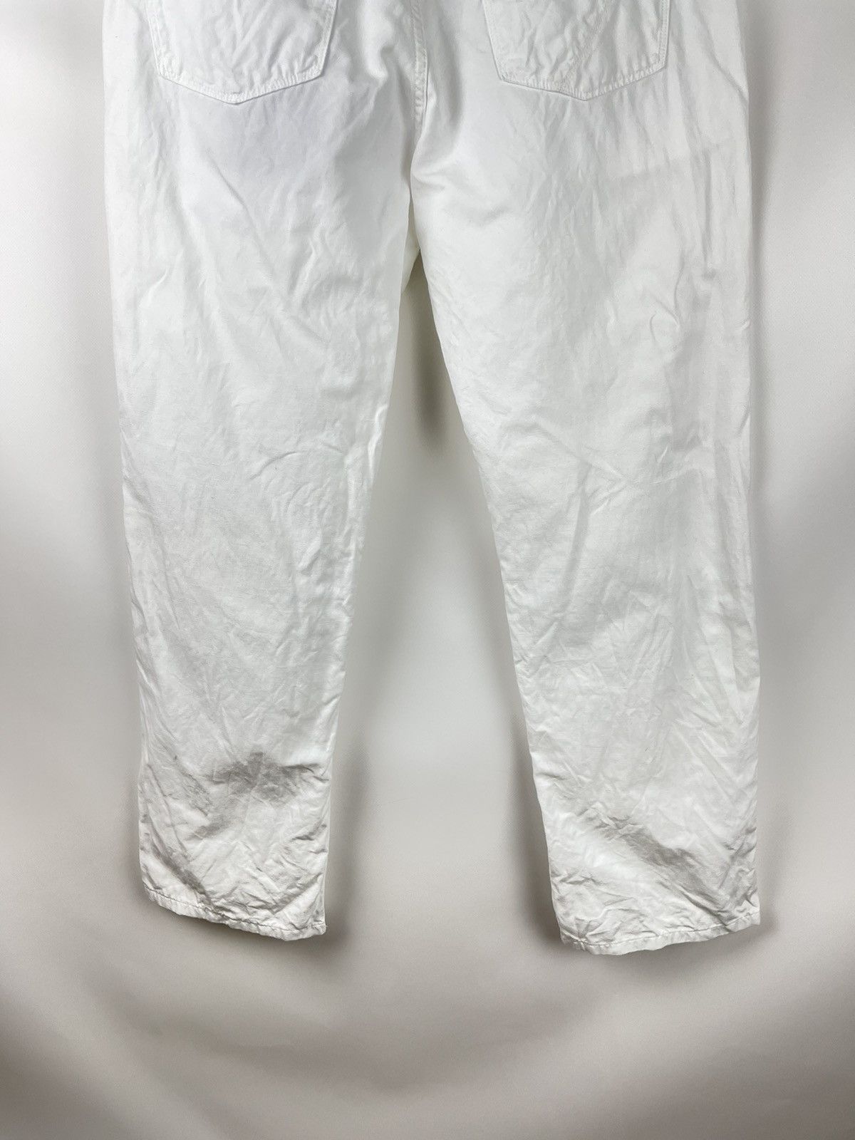 Ermenegildo Zegna ZZegna Slim fit white linen cotton chino casual pants Size US 36 / EU 52 - 11 Thumbnail