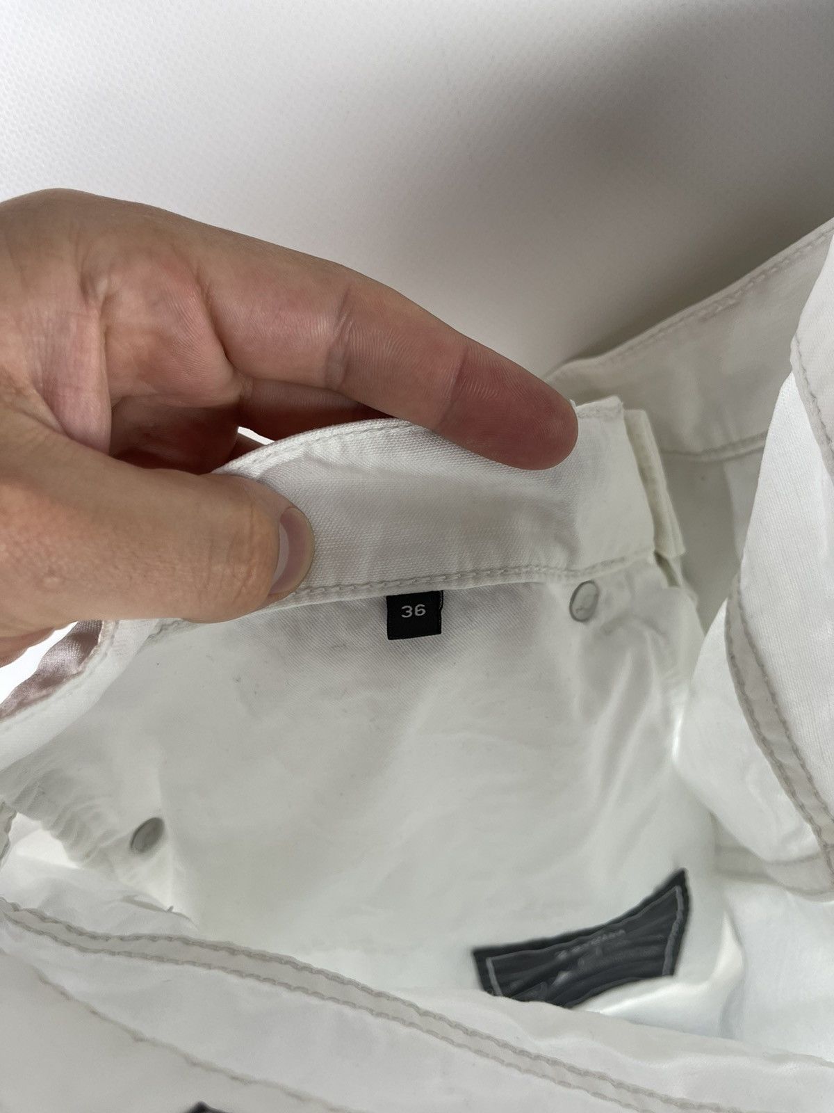 Ermenegildo Zegna ZZegna Slim fit white linen cotton chino casual pants Size US 36 / EU 52 - 14 Thumbnail