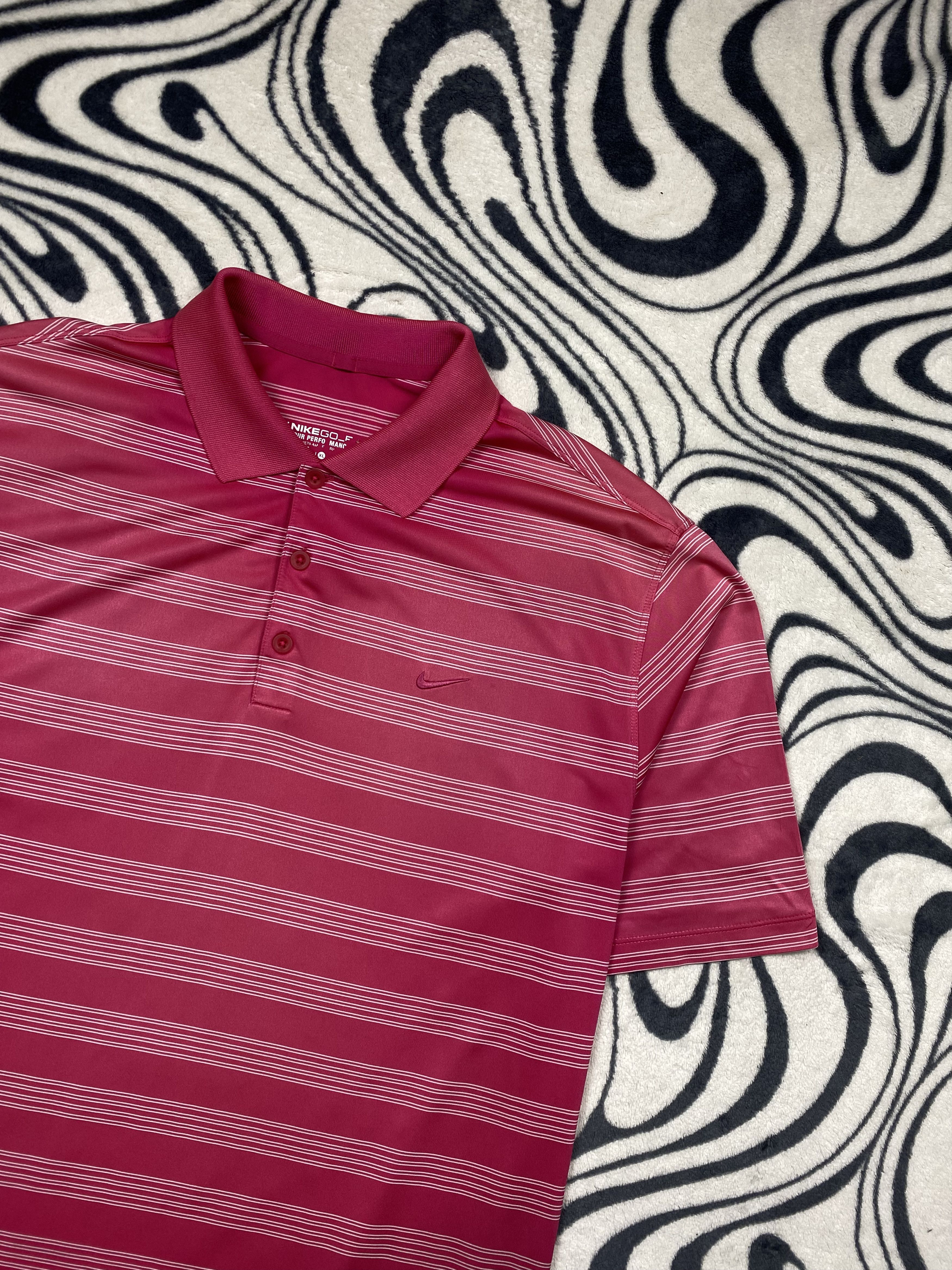 Nike × Vintage Nike Golf Mens Polo Shirt Dri Fit Y2K Size US XL / EU 56 / 4 - 2 Thumbnail