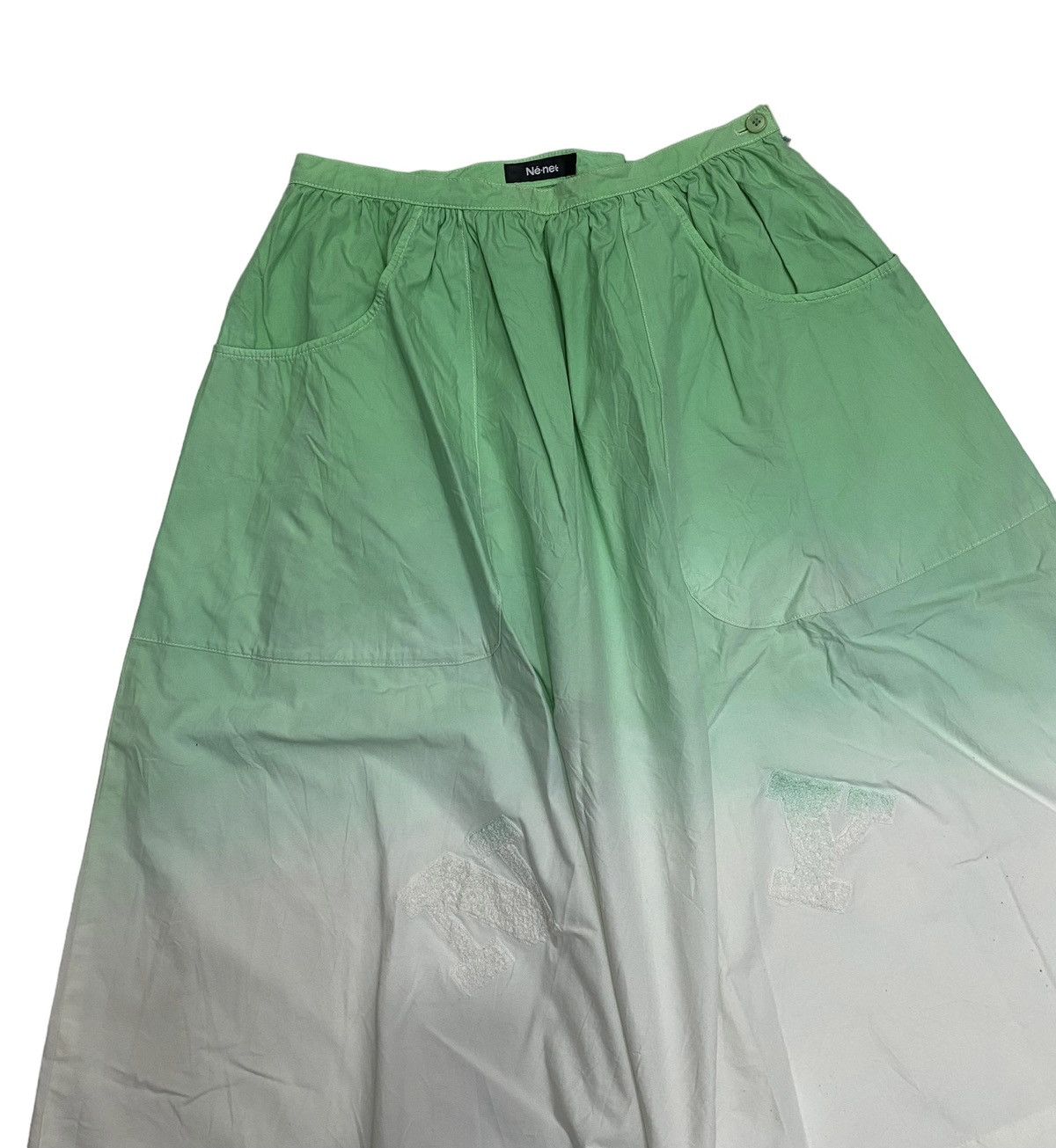 Issey Miyake 🔥ISSEY MIYAKE NE-NET TWO TONE COLOURS MIDI SKIRTS Size 28" / US 6 / IT 42 - 2 Thumbnail