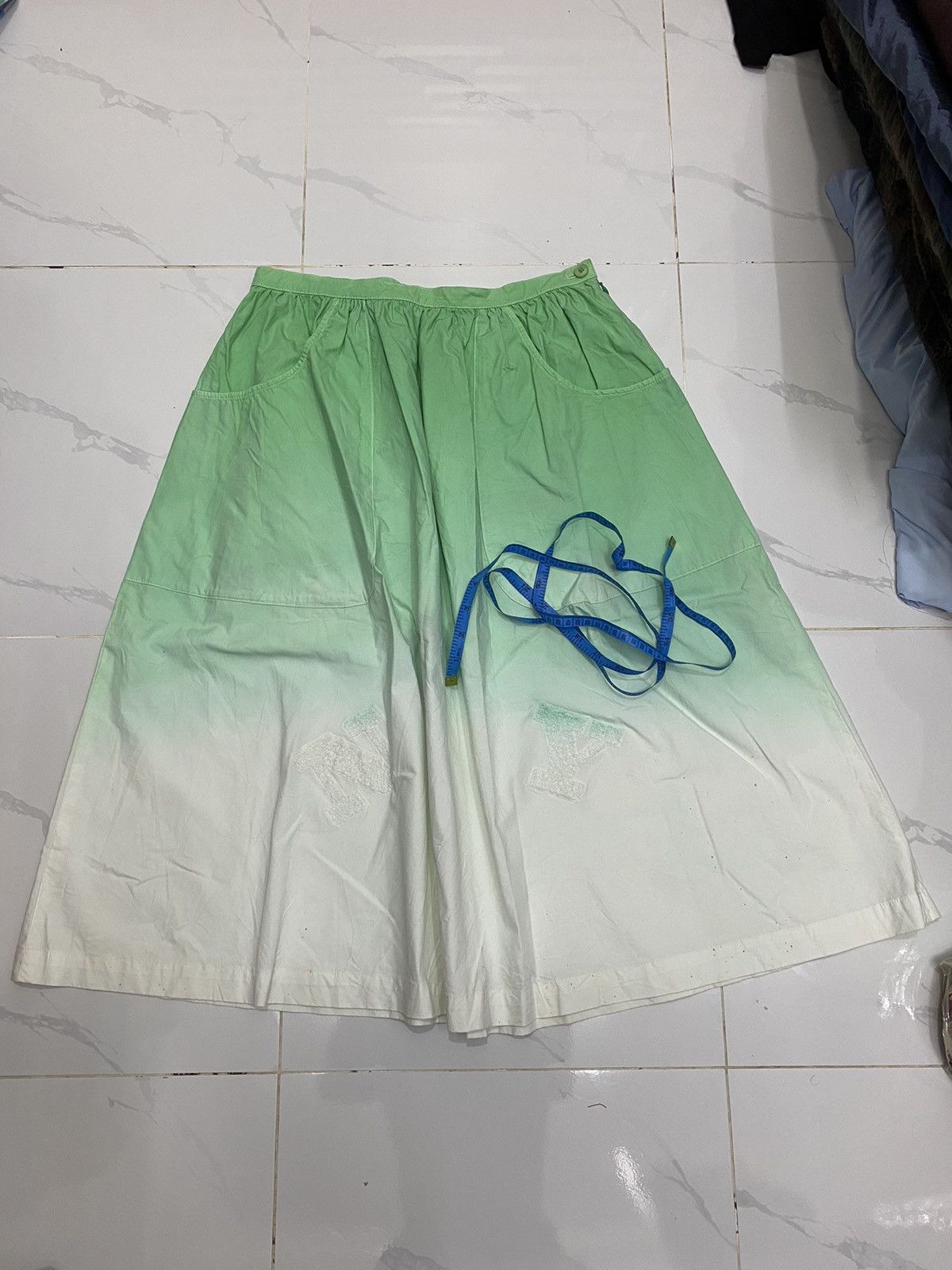 Issey Miyake 🔥ISSEY MIYAKE NE-NET TWO TONE COLOURS MIDI SKIRTS Size 28" / US 6 / IT 42 - 17 Thumbnail