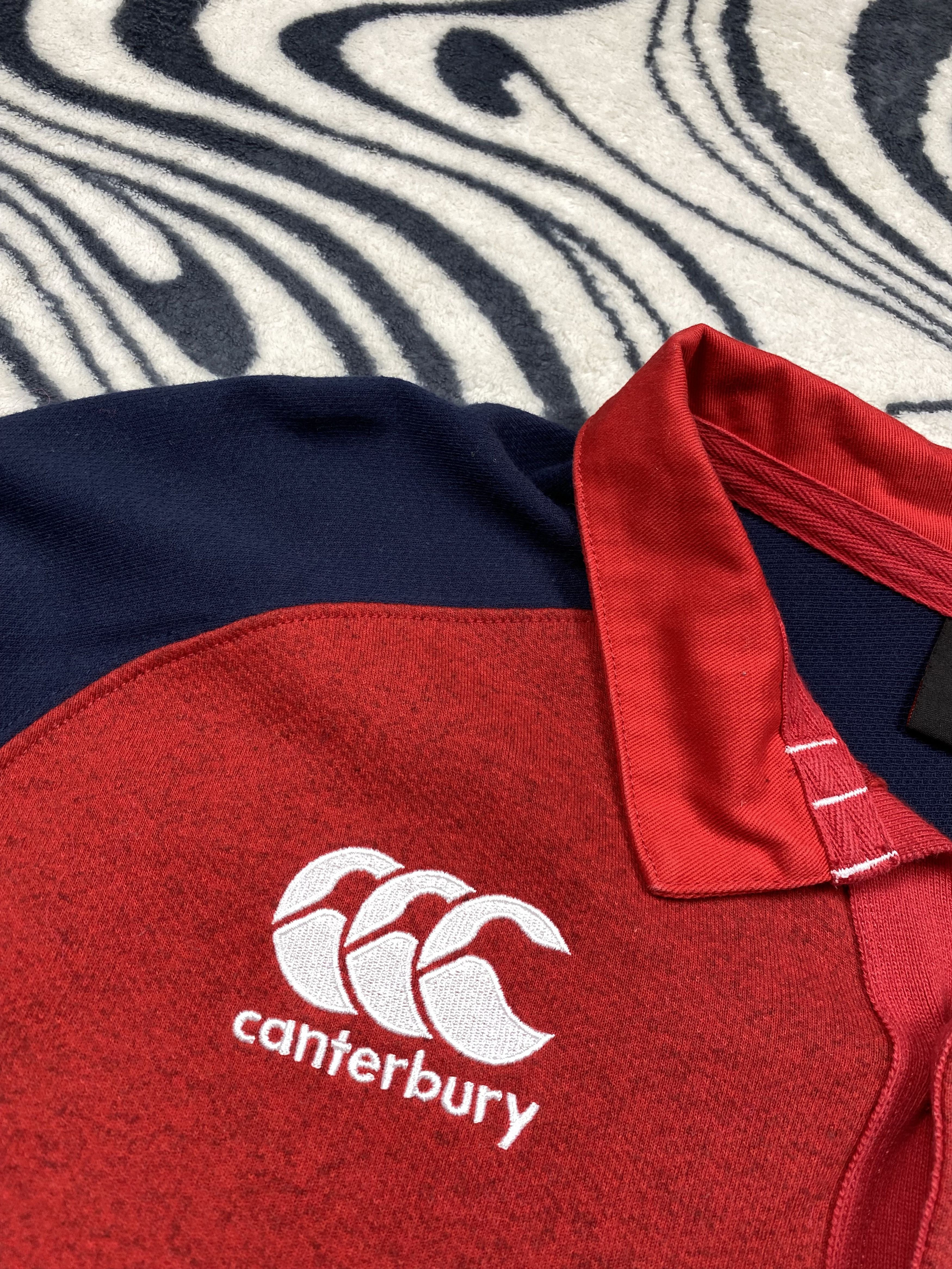 Canterbury of New Zealand Canterbury O2 Mens Rugby Long Sleeve Polo Shirt Size US XL / EU 56 / 4 - 4 Thumbnail