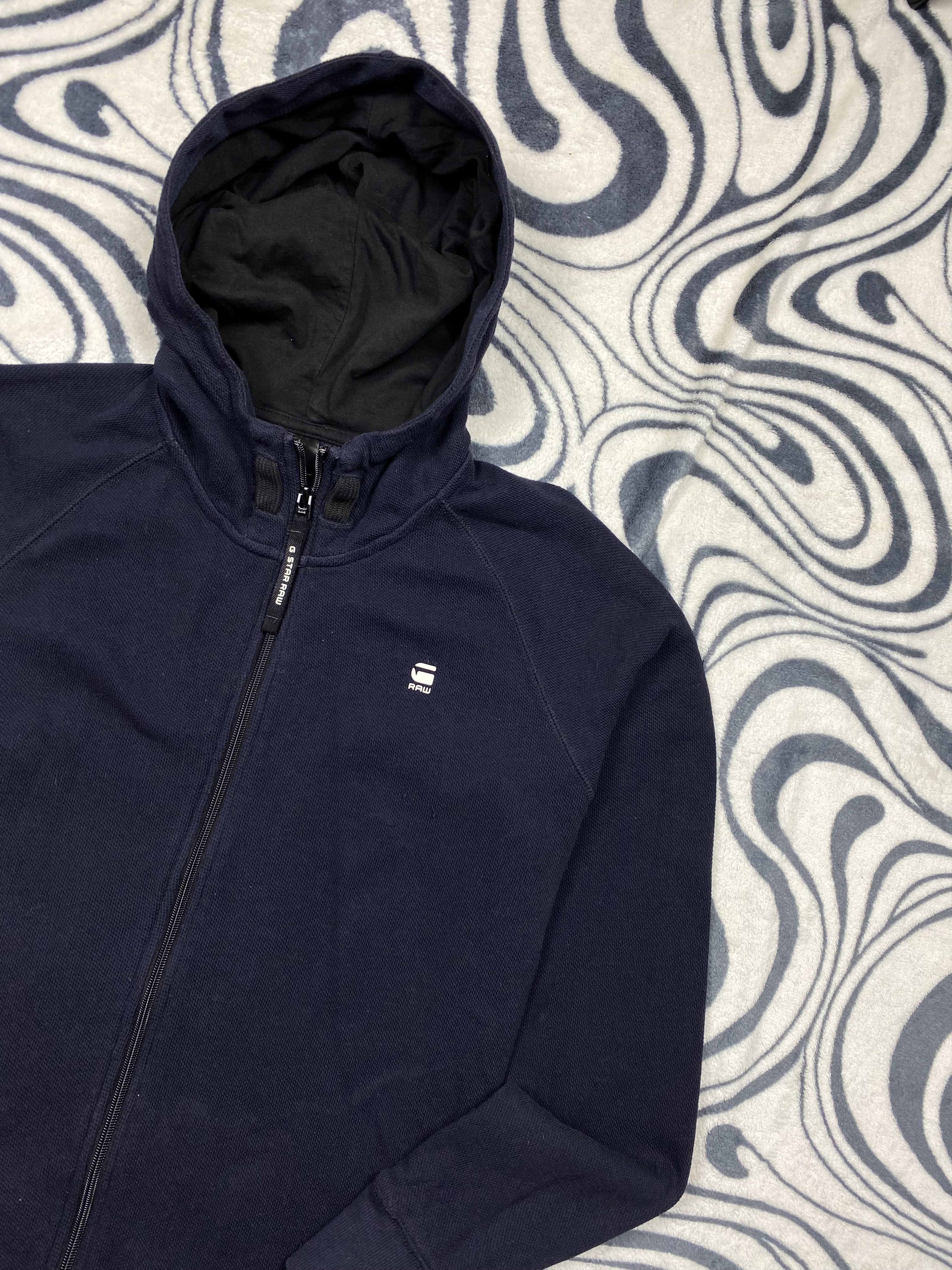 G-Star G Star Raw Mens Jirgi-S HDD Zip Hoodie Size US XL / EU 56 / 4 - 2 Thumbnail