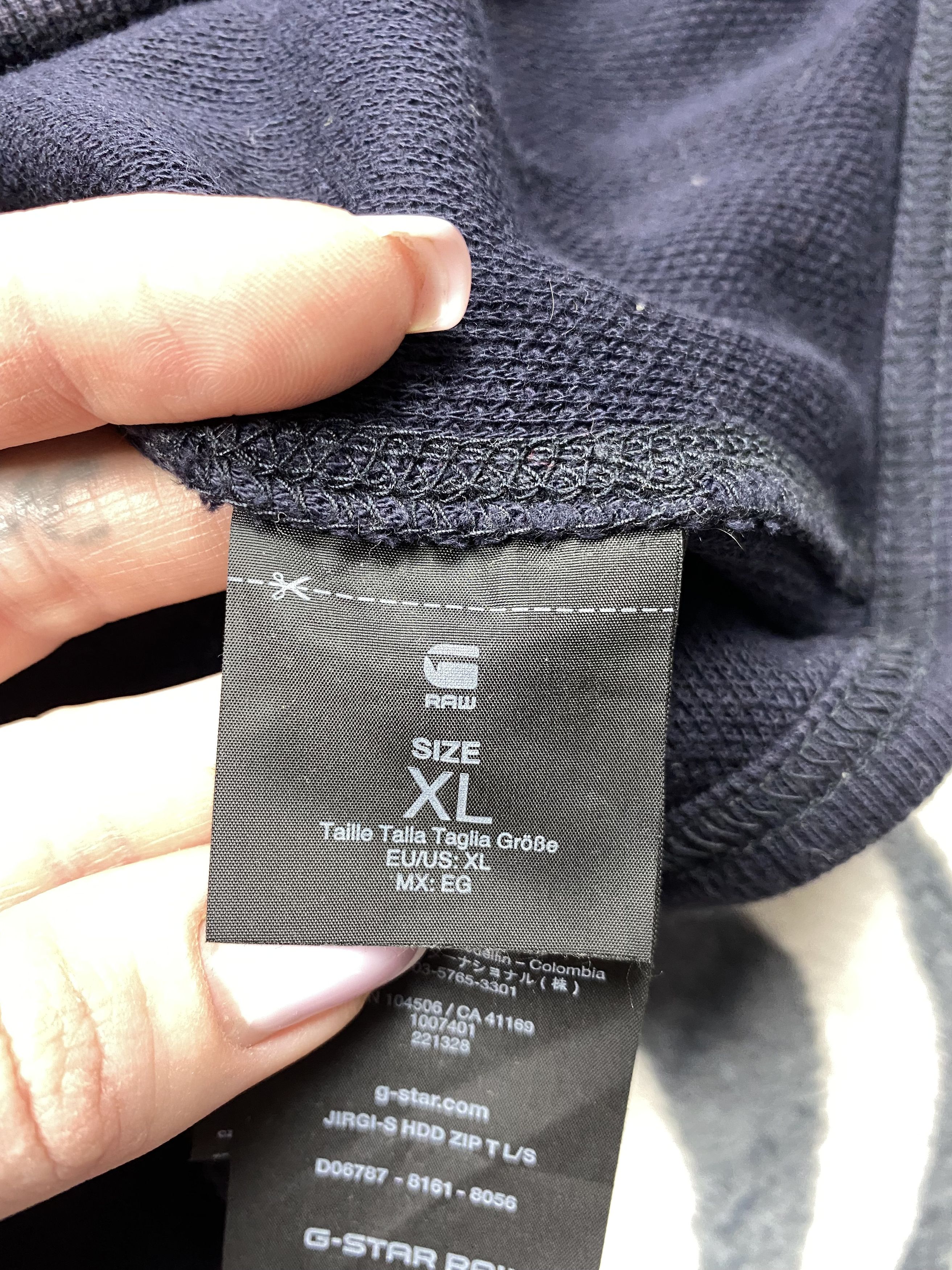 G-Star G Star Raw Mens Jirgi-S HDD Zip Hoodie Size US XL / EU 56 / 4 - 8 Thumbnail