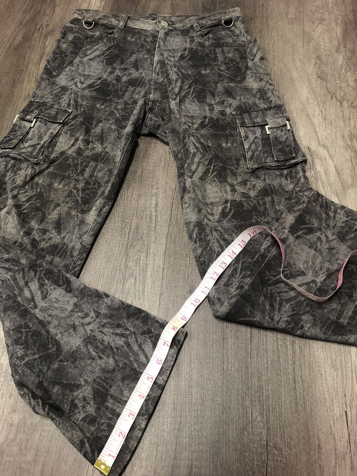 Designer × Japanese Brand Vintage Slash Number Casual Outdoor Cargo Pants Size US 30 / EU 46 - 8 Thumbnail