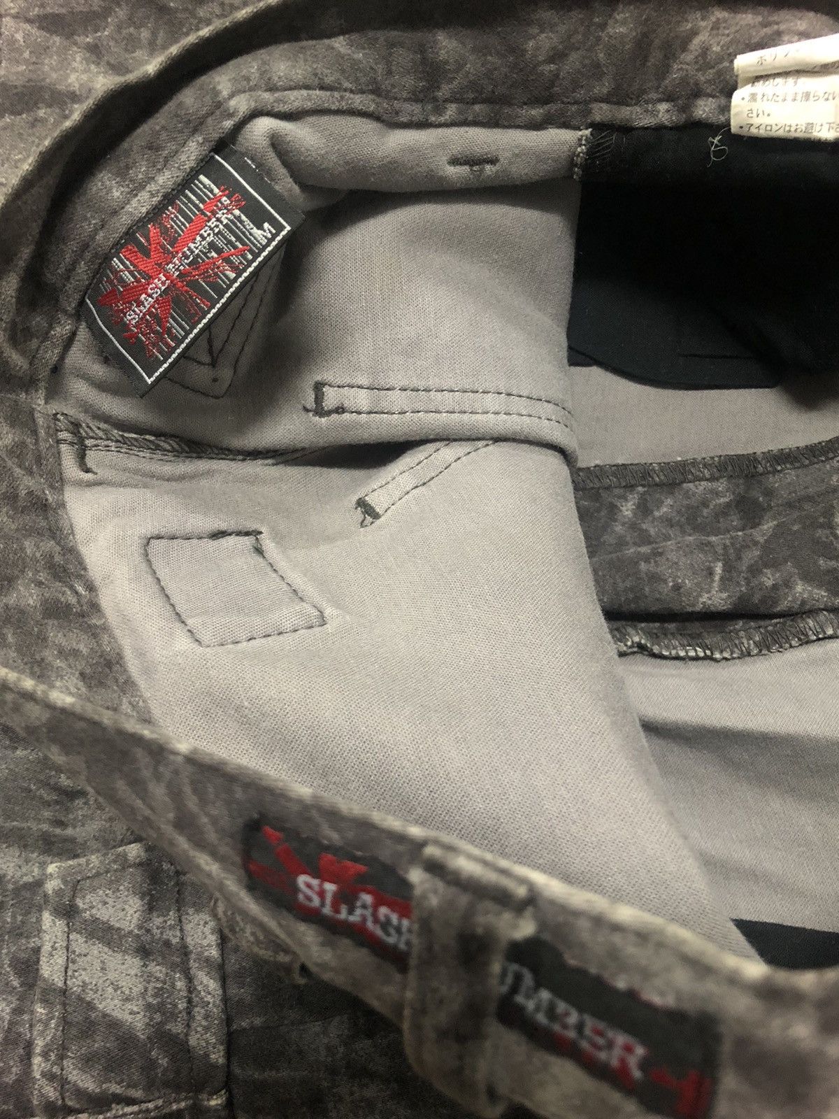 Designer × Japanese Brand Vintage Slash Number Casual Outdoor Cargo Pants Size US 30 / EU 46 - 14 Thumbnail