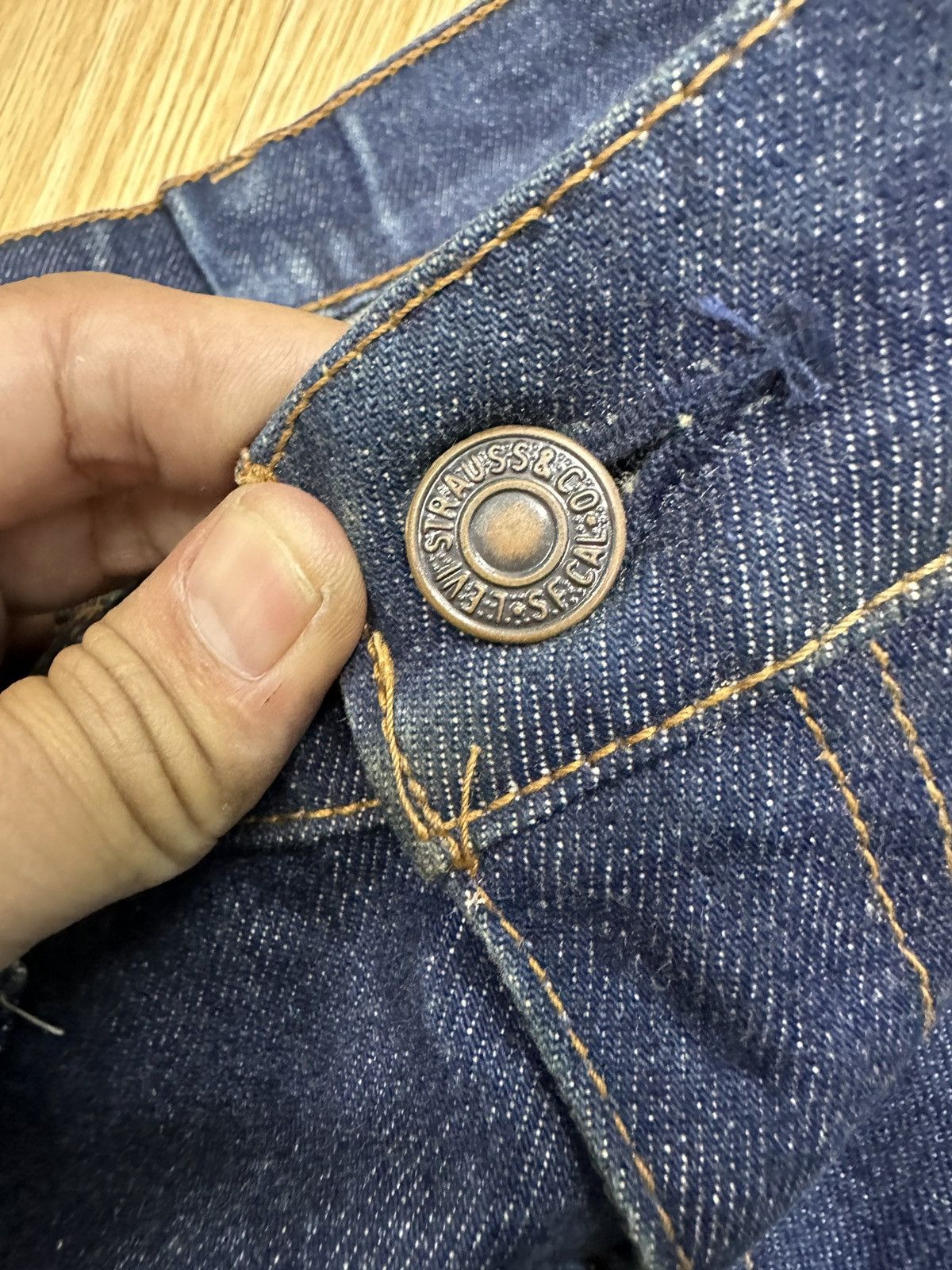 If Six Was Nine × Levi's × Levi's Vintage Clothing Vintage Levis 646 90s Flare Bootcut Orange J754 Size US 27 - 7 Thumbnail