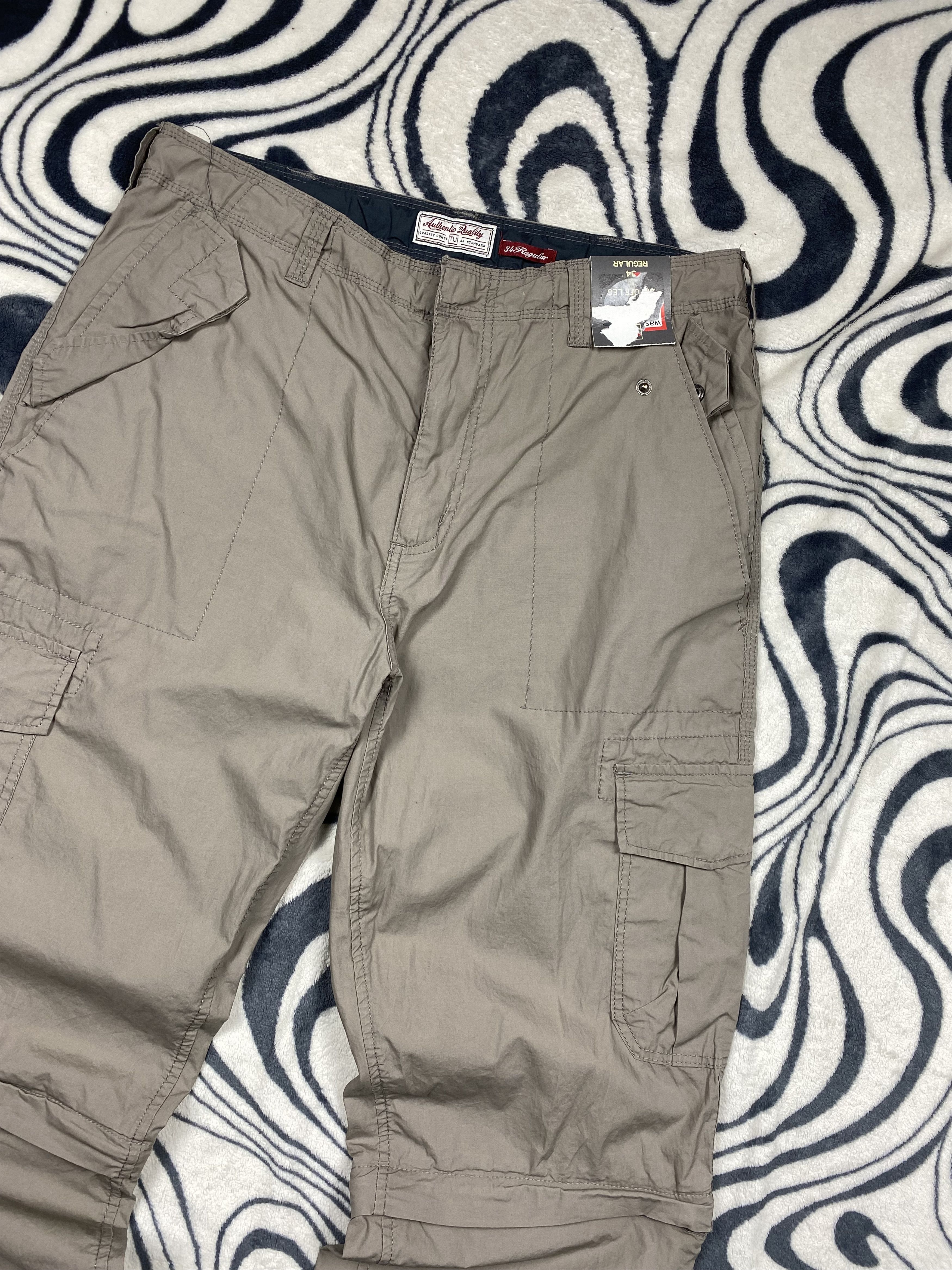 20471120 NEW Cargo Tactical Utility Military Multipocket Pants Size US 34 / EU 50 - 2 Thumbnail