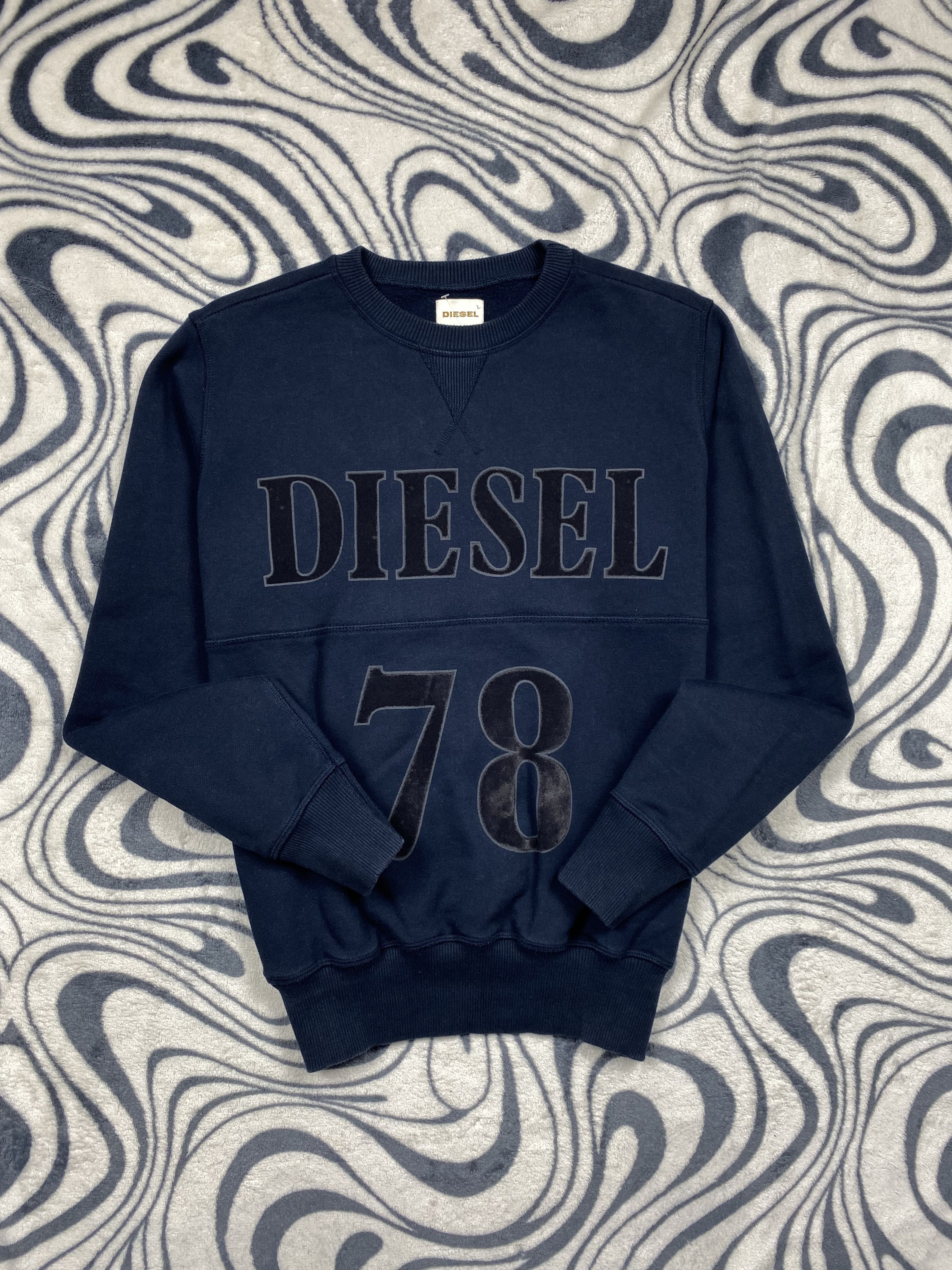 Diesel Diesel Vintage Big Logo Mens Sweatshirt Size US M / EU 48-50 / 2 - 1 Thumbnail