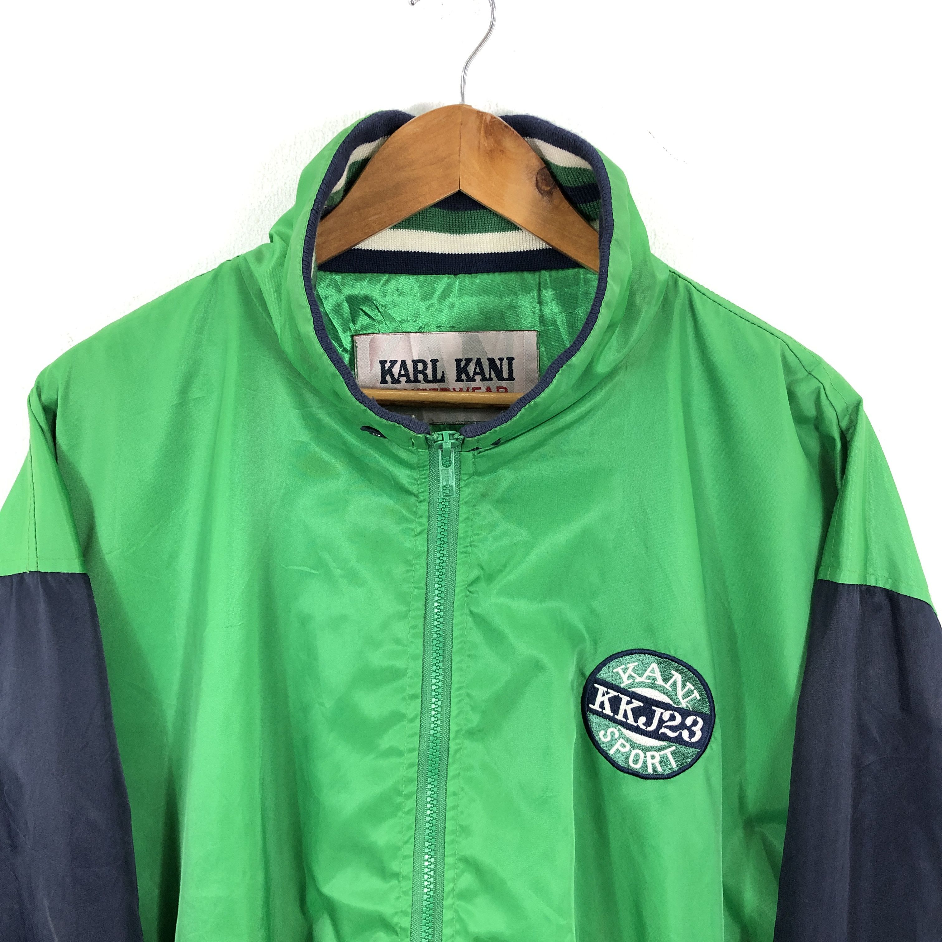 Karl Kani × Vintage Vintage Karl Kani Sport Jacket Training Jacket Windbreaker Size US XL / EU 56 / 4 - 4 Thumbnail