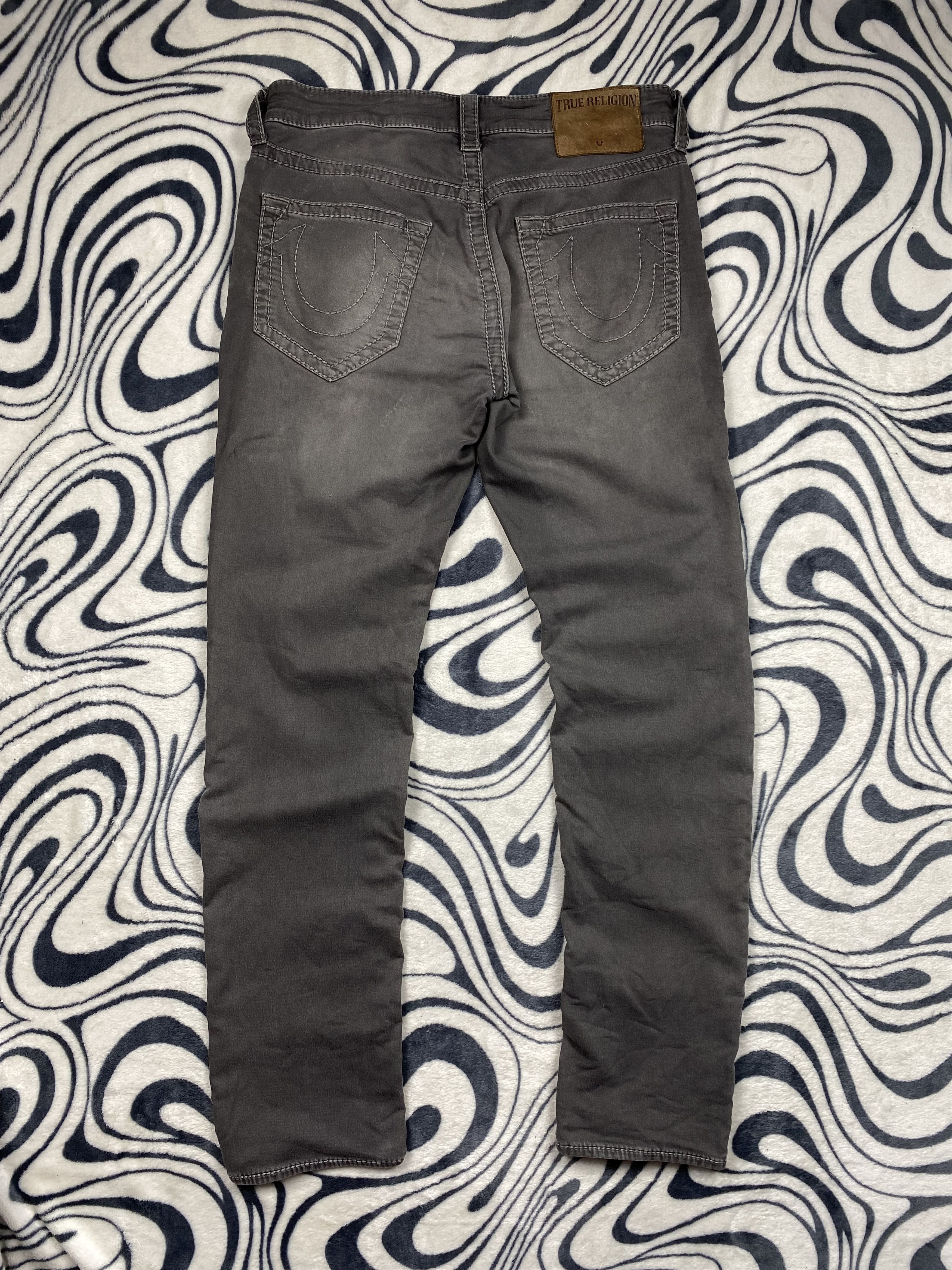 True Religion True Religion Mens Grey Denim Pants Jeans Size US 31 - 1 Thumbnail