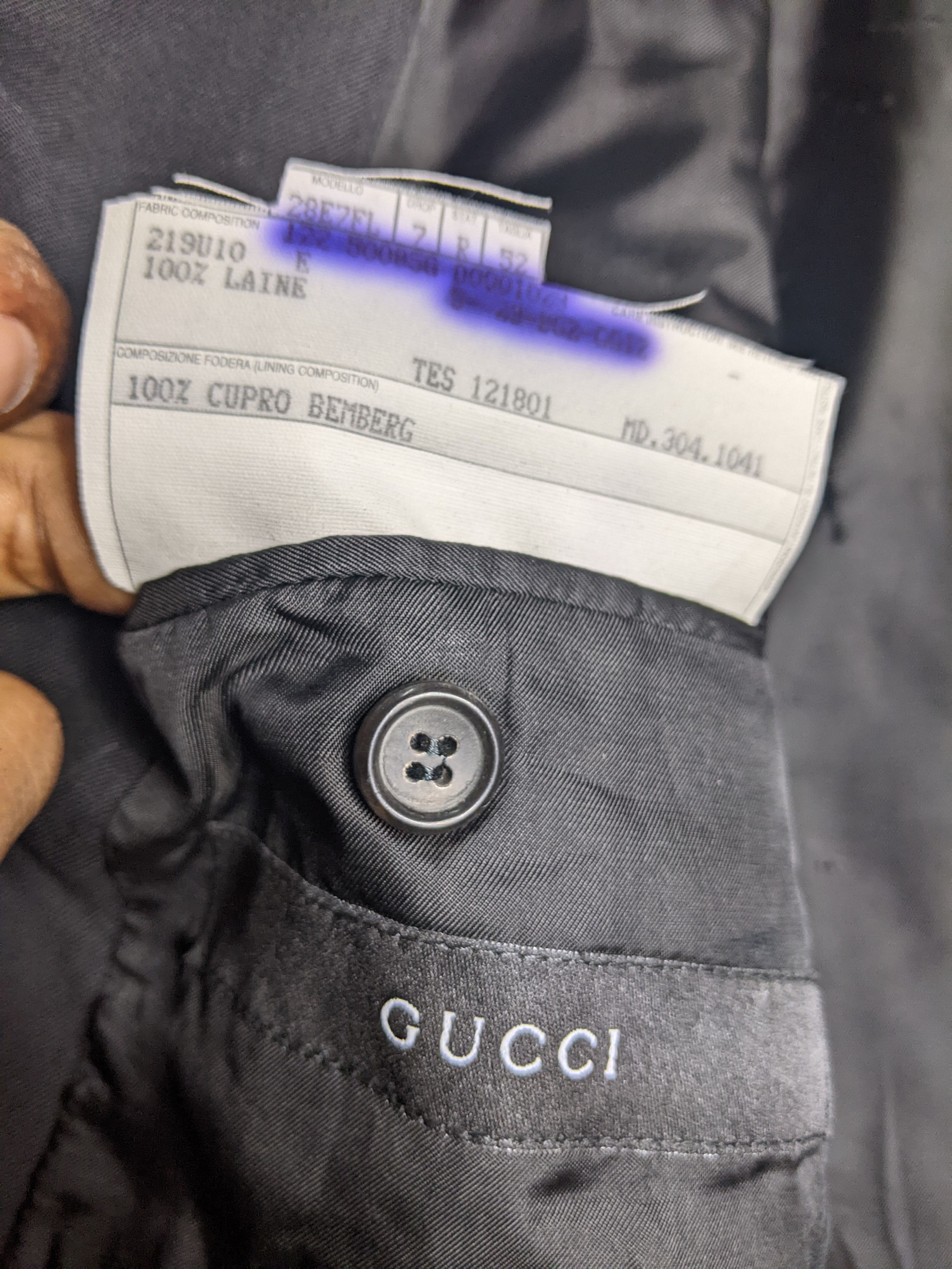 Gucci × Tom Ford GUCCI DESTROYED BLAZZER Size 52R - 15 Thumbnail