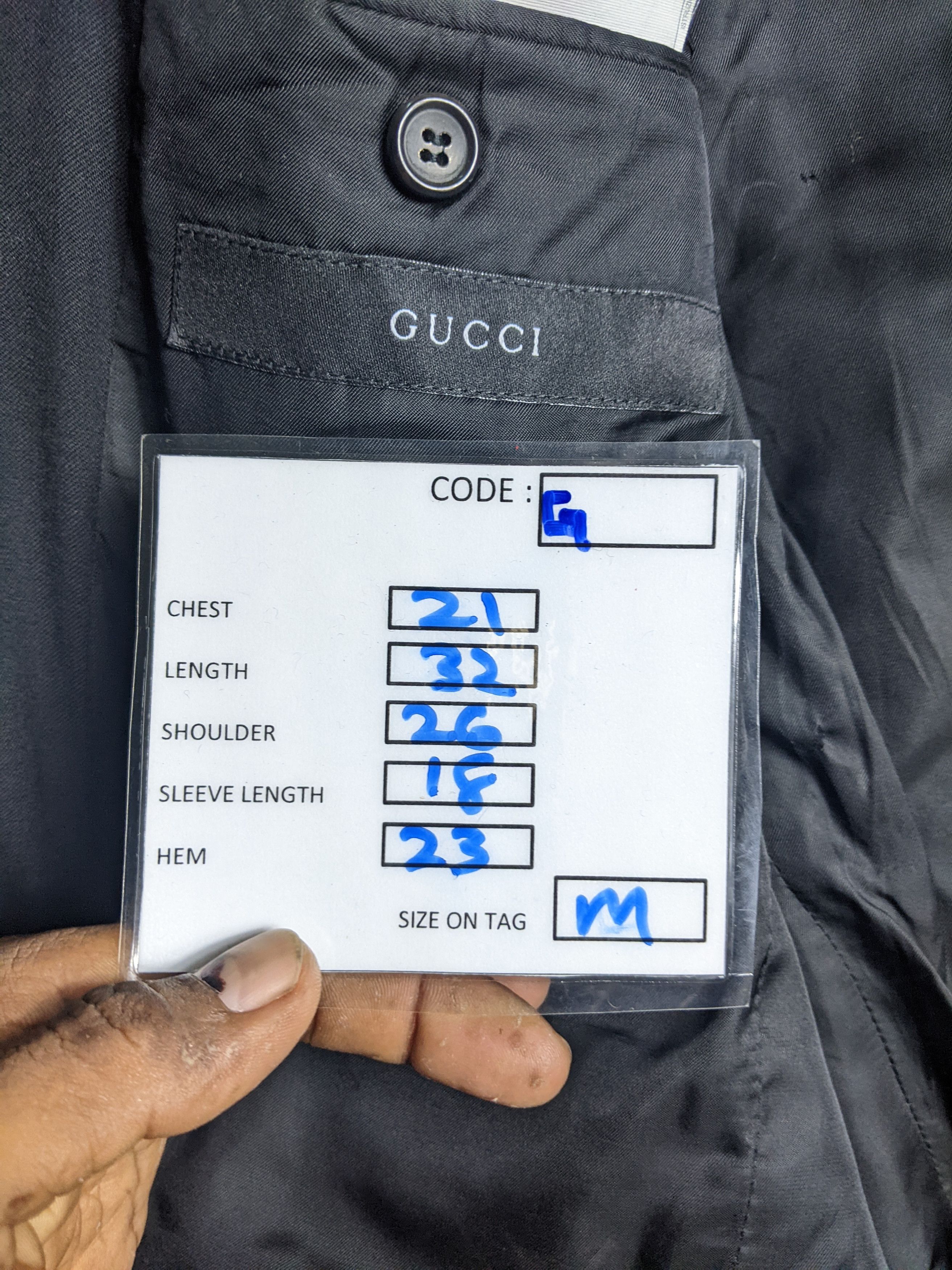 Gucci × Tom Ford GUCCI DESTROYED BLAZZER Size 52R - 4 Thumbnail