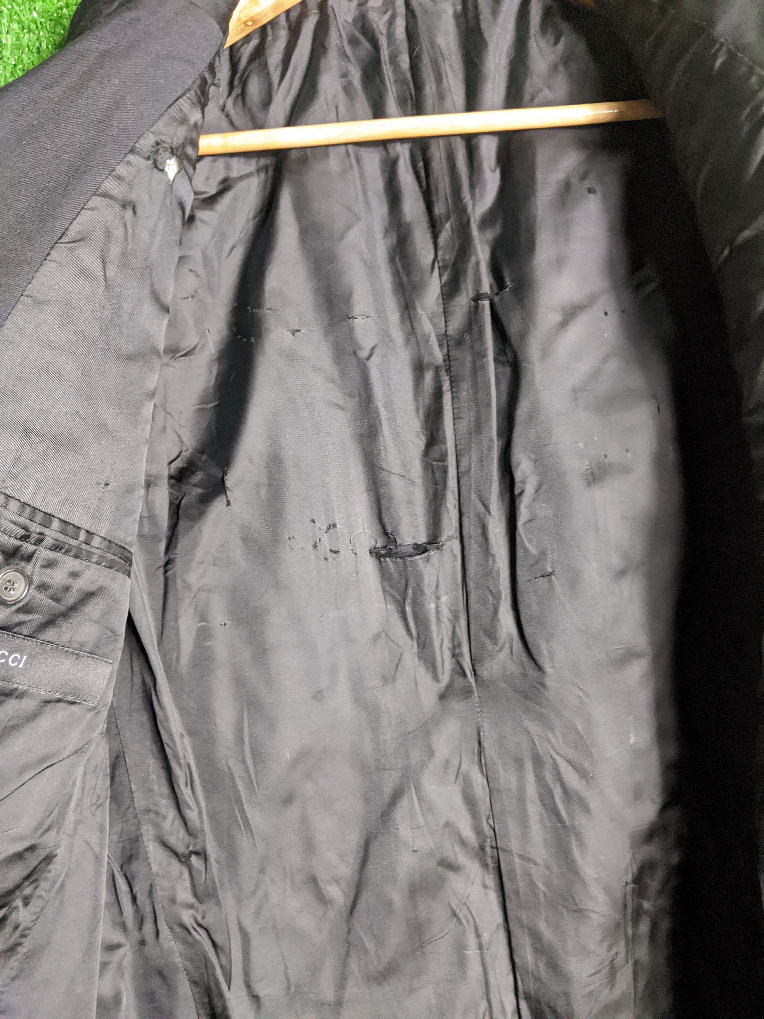 Gucci × Tom Ford GUCCI DESTROYED BLAZZER Size 52R - 6 Thumbnail