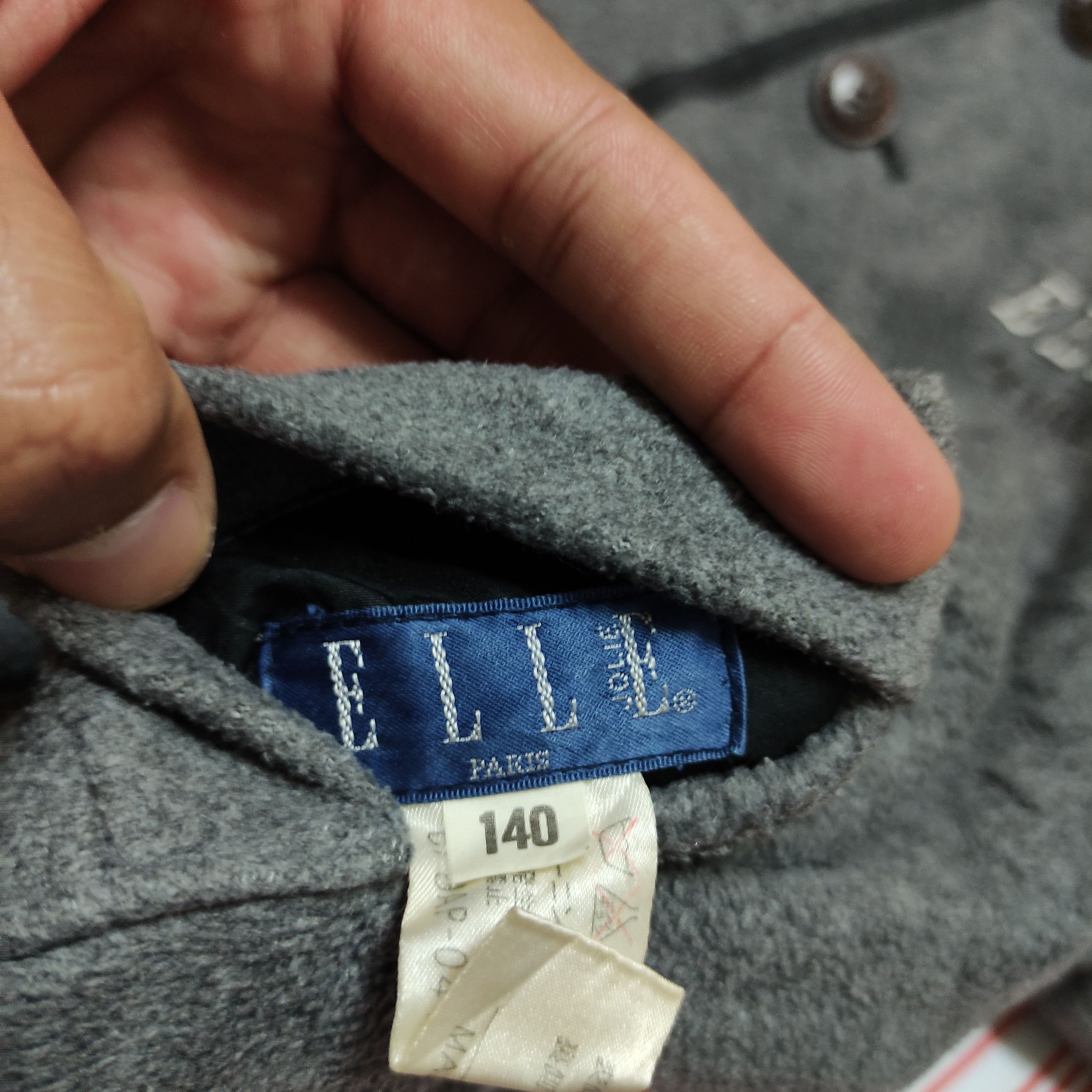 Japanese Brand × Vintage Vintage Elle Fleece hoodie sweater Size US M / EU 48-50 / 2 - 4 Thumbnail