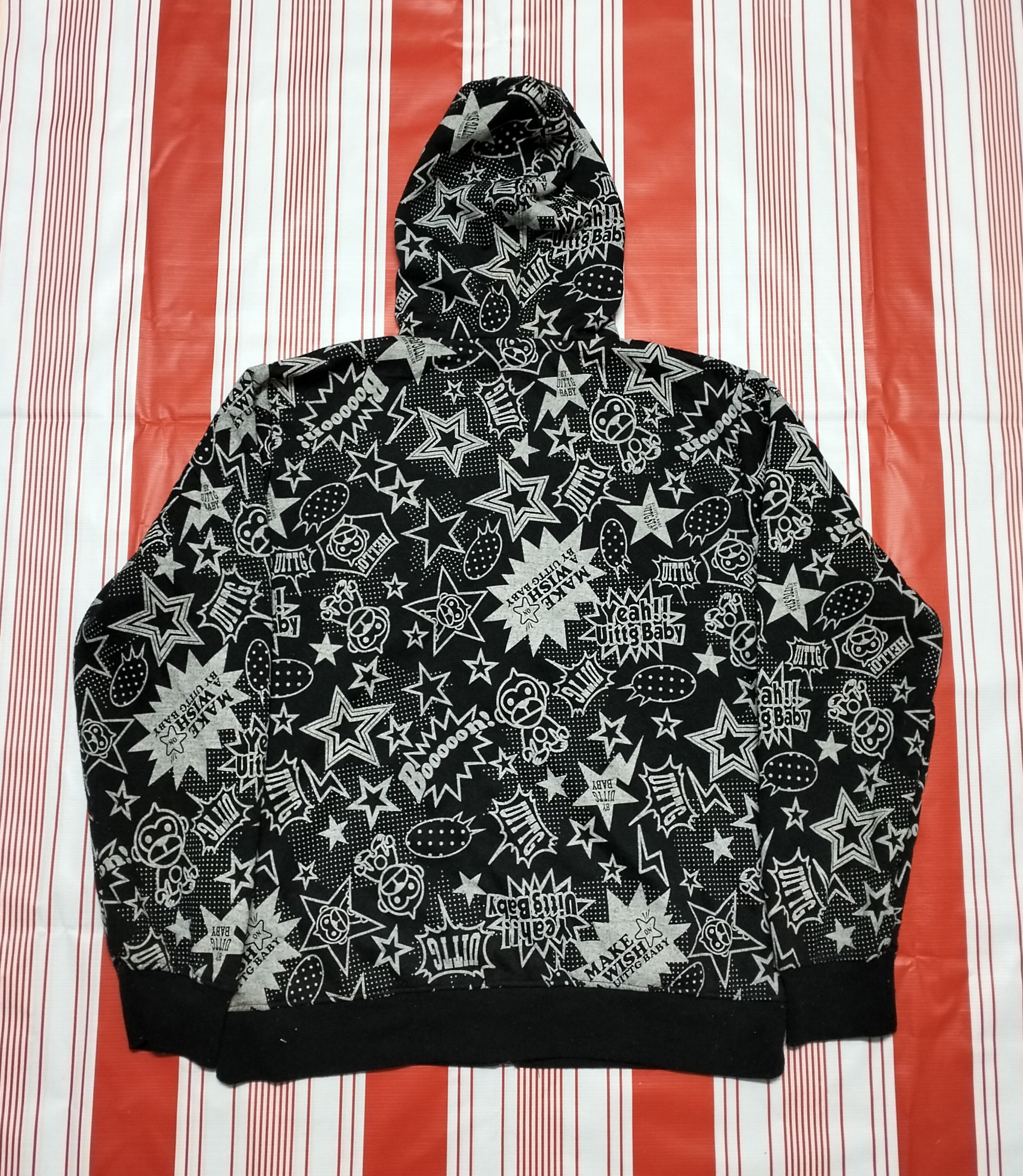 Japanese Brand × Vintage Vintage UITTG monogram hoodie sweater Size US M / EU 48-50 / 2 - 2 Thumbnail