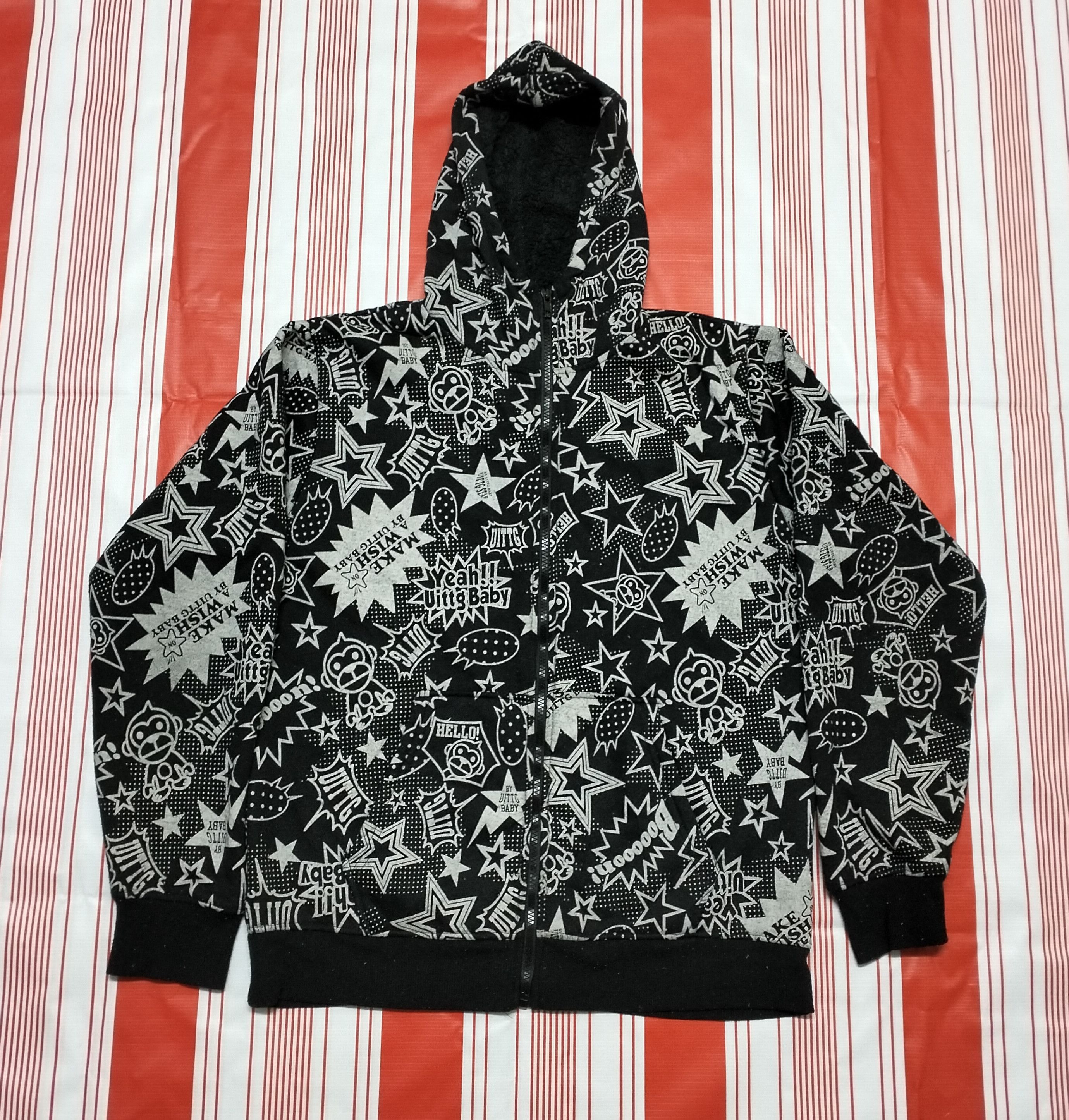 Japanese Brand × Vintage Vintage UITTG monogram hoodie sweater Size US M / EU 48-50 / 2 - 1 Thumbnail