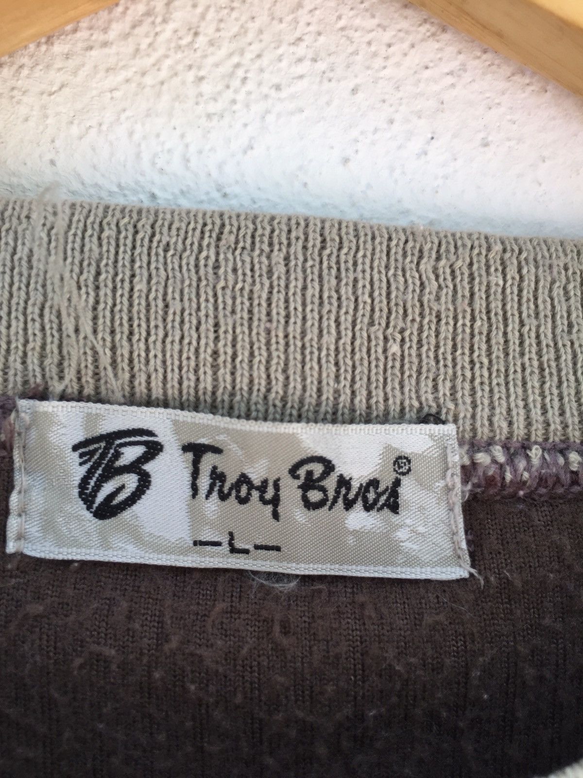 Japanese Brand TROY BROS BIG LOGO CORDUROY SWEATSHIRT Size US L / EU 52-54 / 3 - 7 Thumbnail