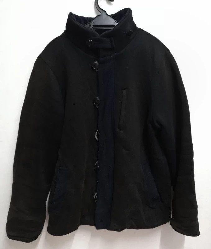 image of Blue Blue Japan Arigato Wool Jacket Size M in Black, Men's